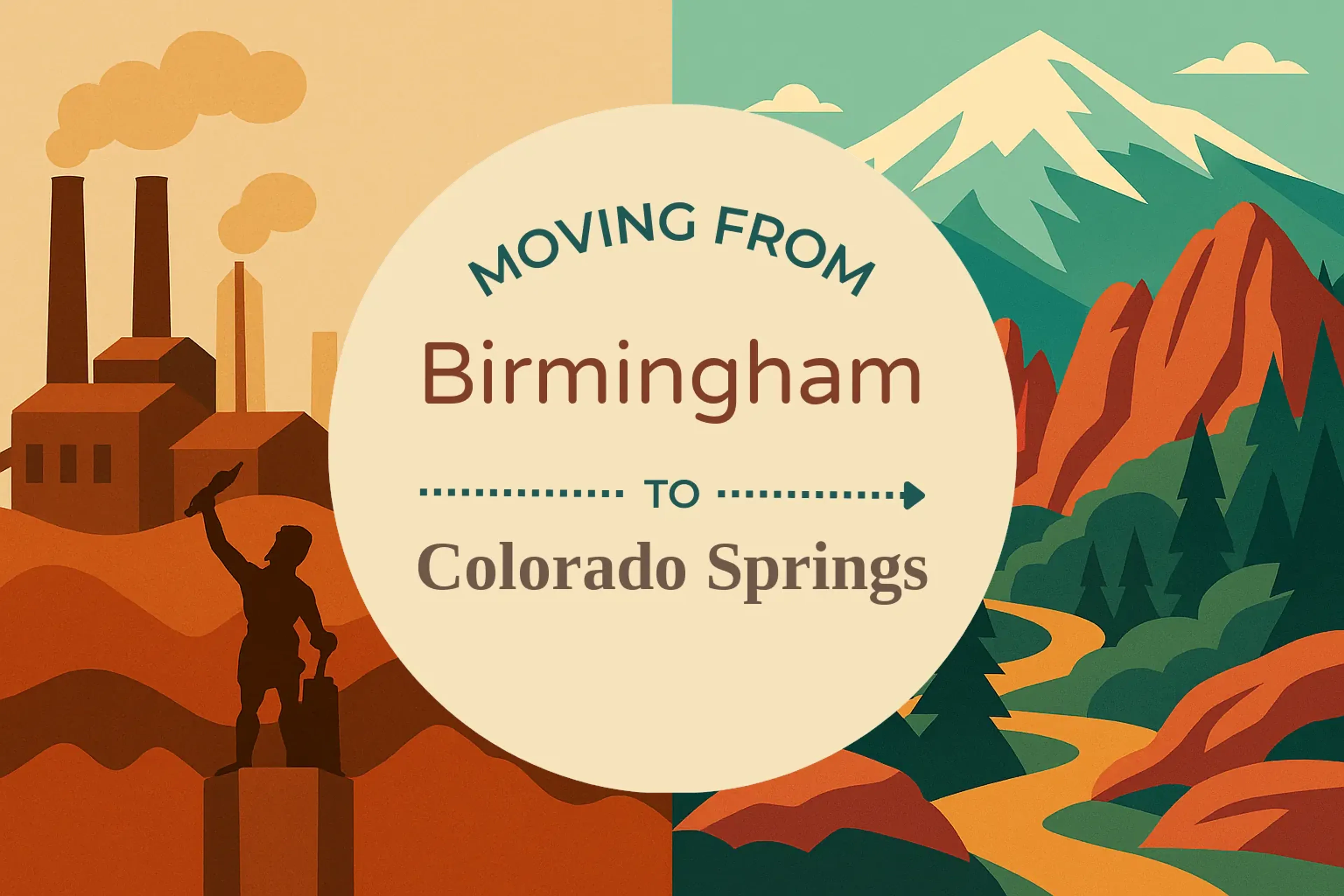 Side-by-side comparison of Birmingham to Colorado Springs moving companies
