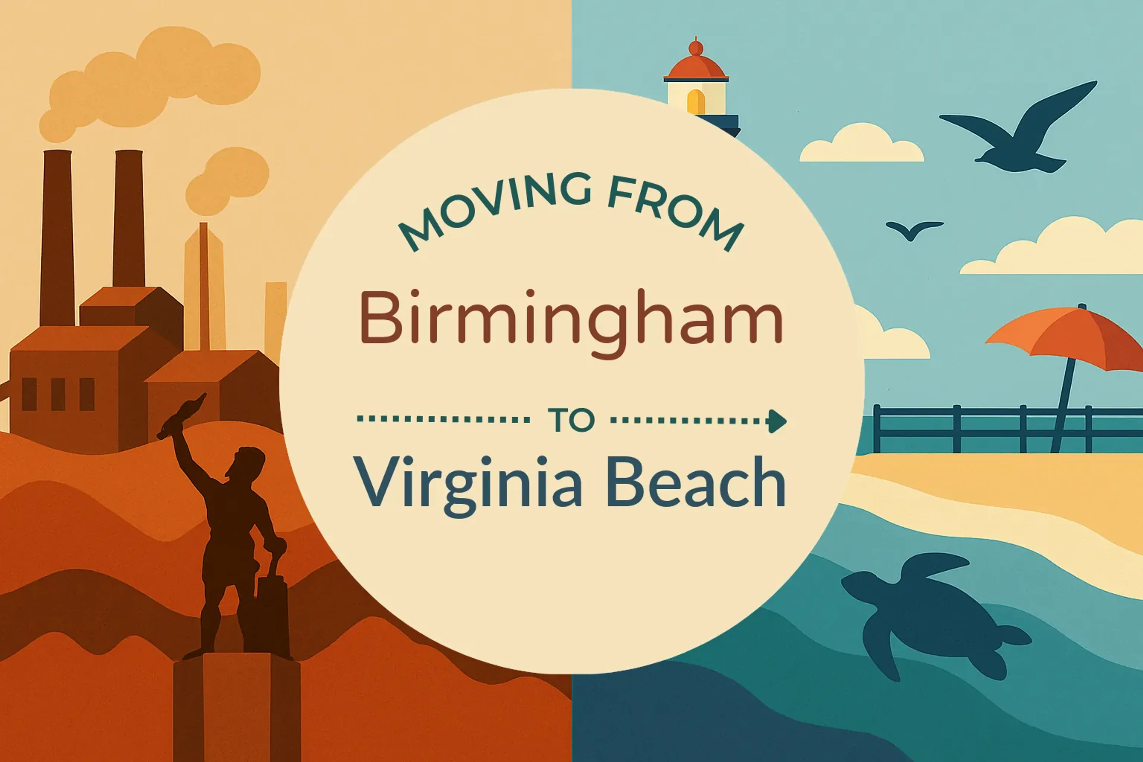 Side-by-side comparison of Birmingham to Virginia Beach moving companies