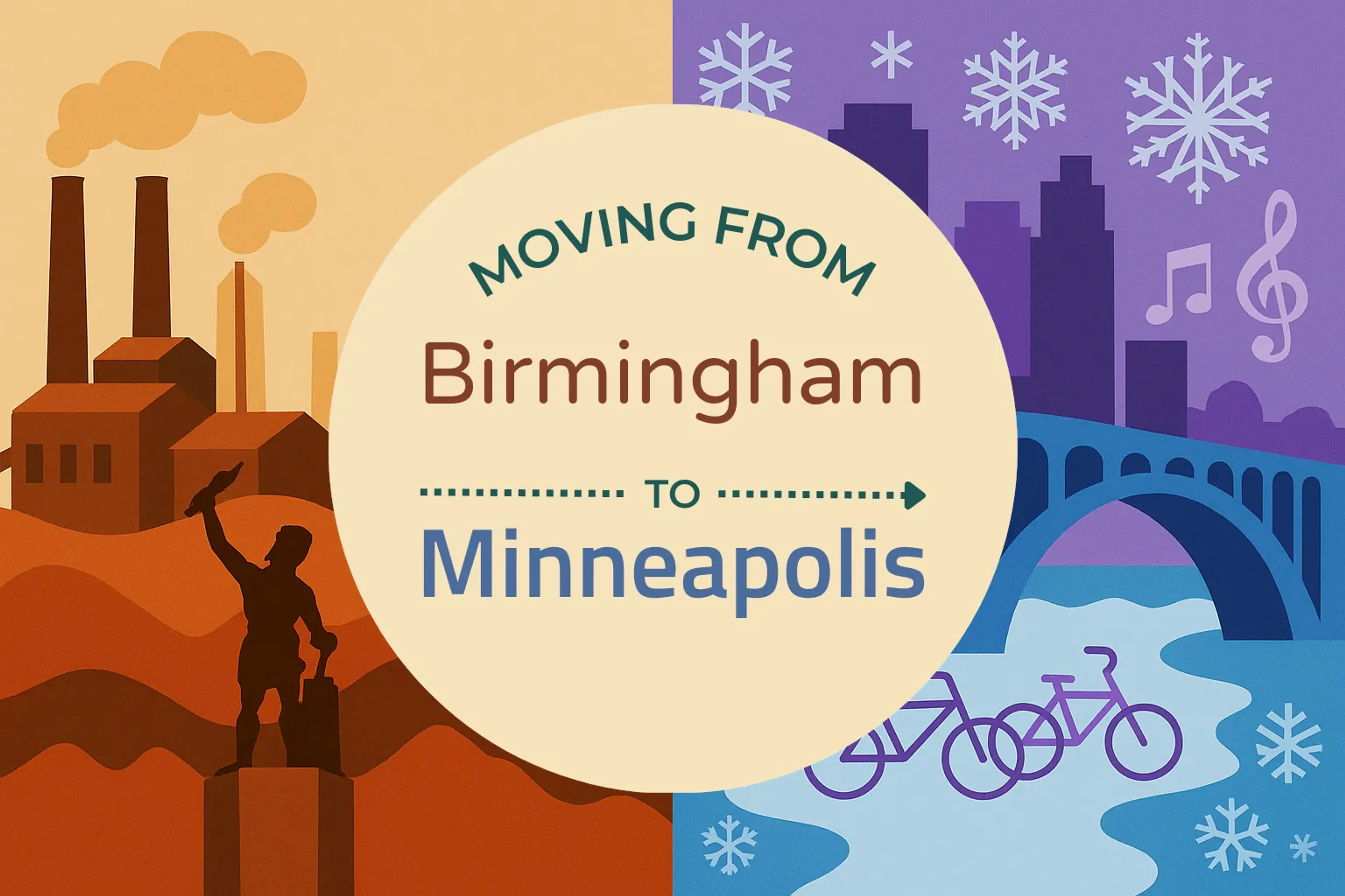 Side-by-side comparison of Birmingham to Minneapolis moving companies