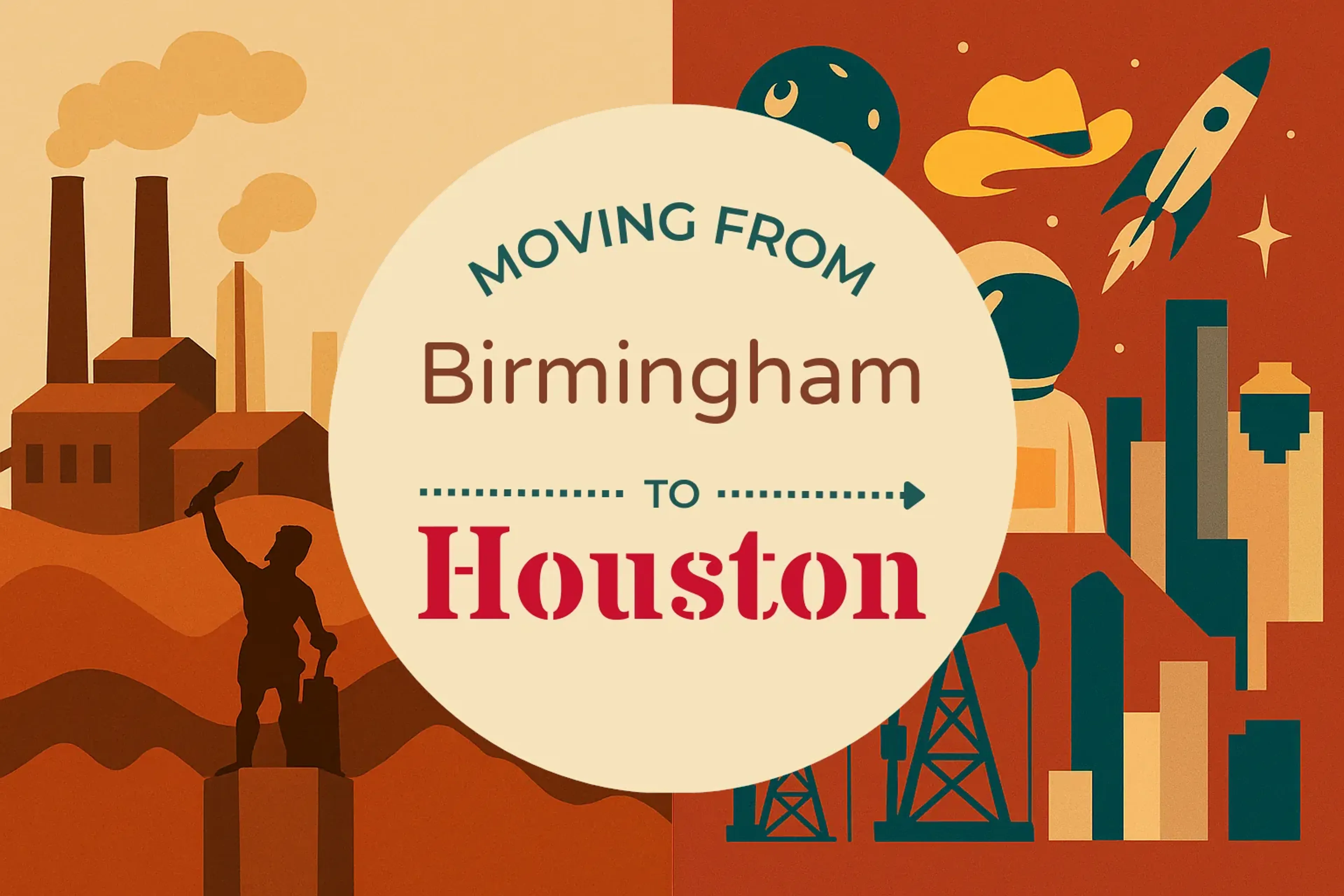 Side-by-side comparison of Birmingham to Houston moving companies