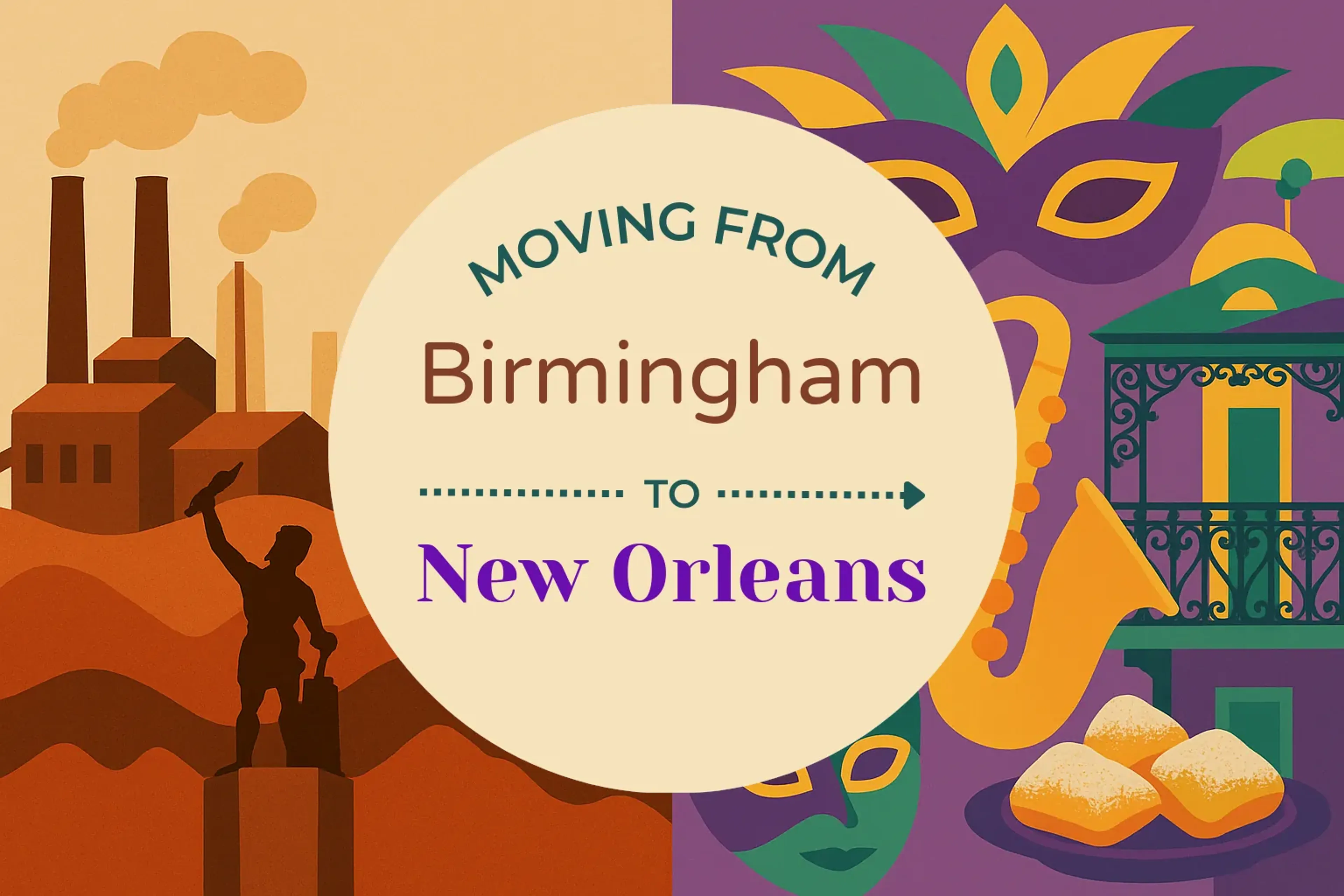 Side-by-side comparison of Birmingham to New Orleans moving companies