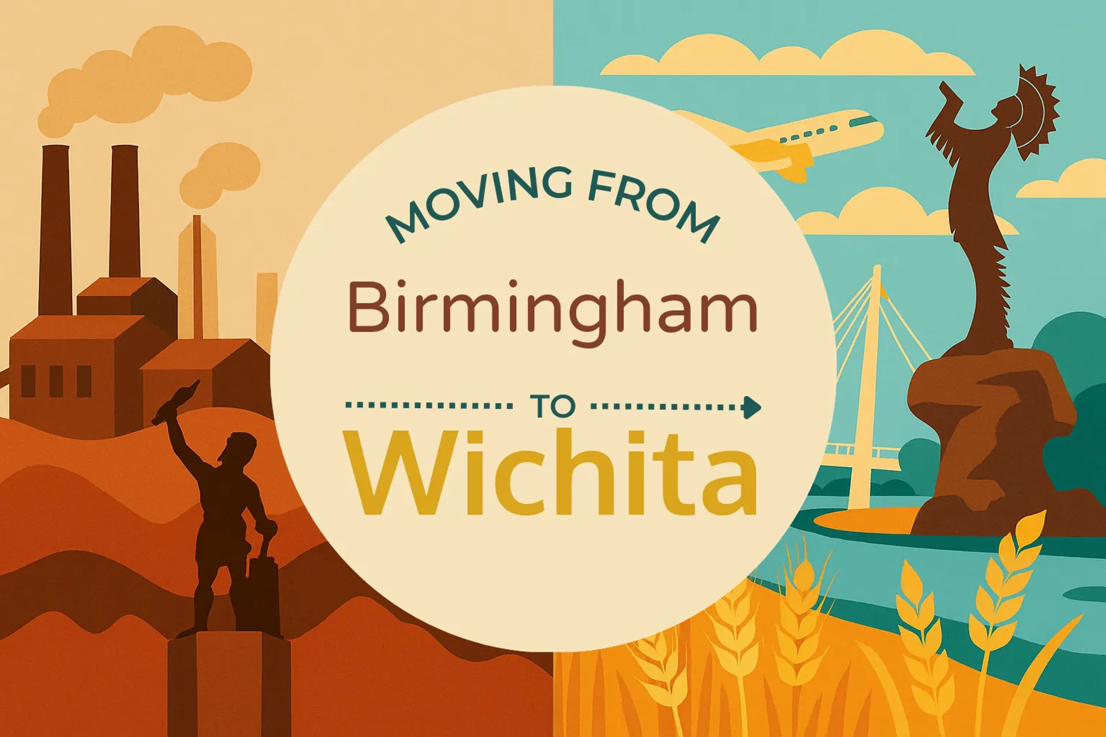 Side-by-side comparison of Birmingham to Wichita moving companies