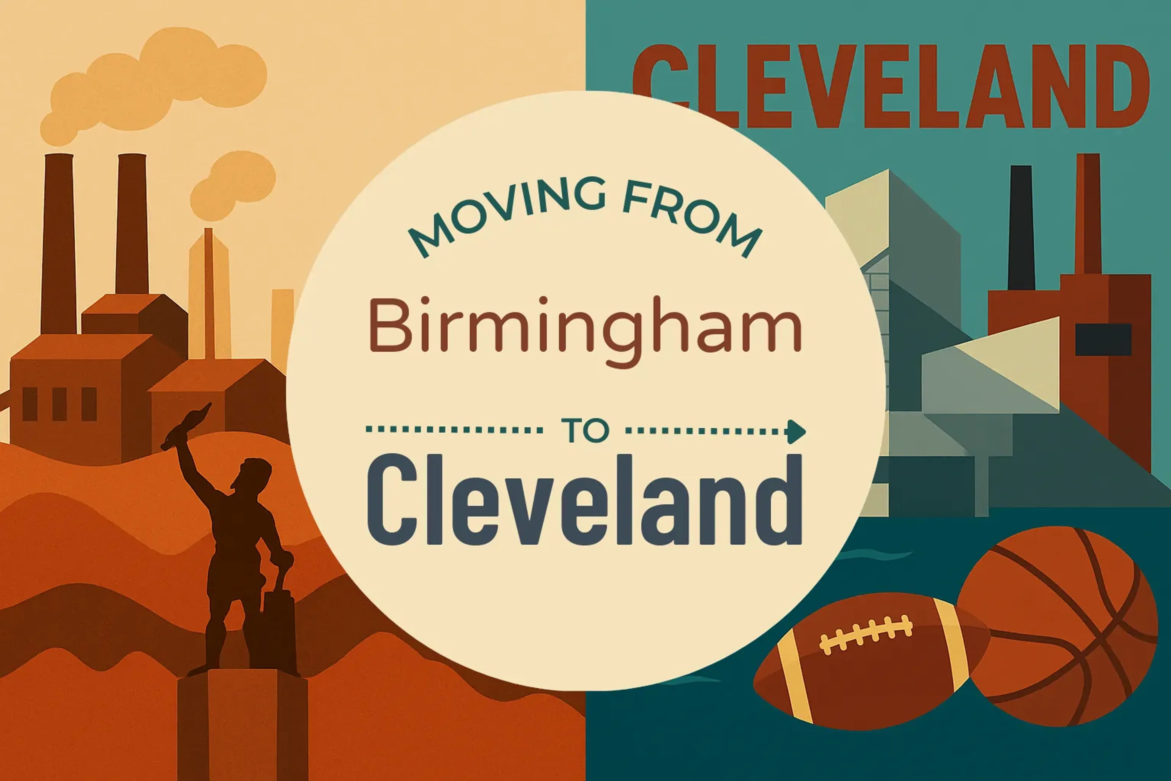 Side-by-side comparison of Birmingham to Cleveland moving companies