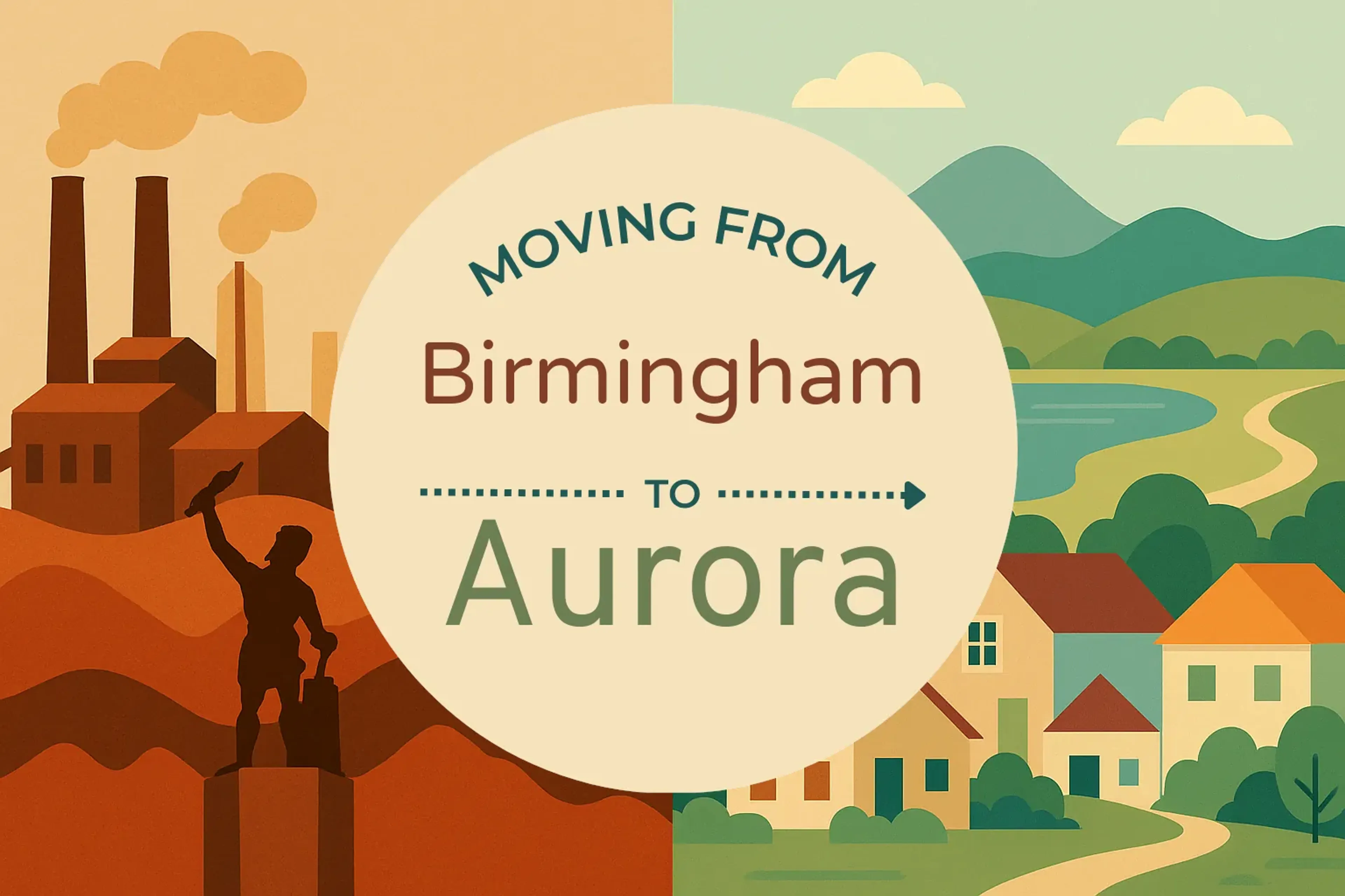 Side-by-side comparison of Birmingham to Aurora moving companies