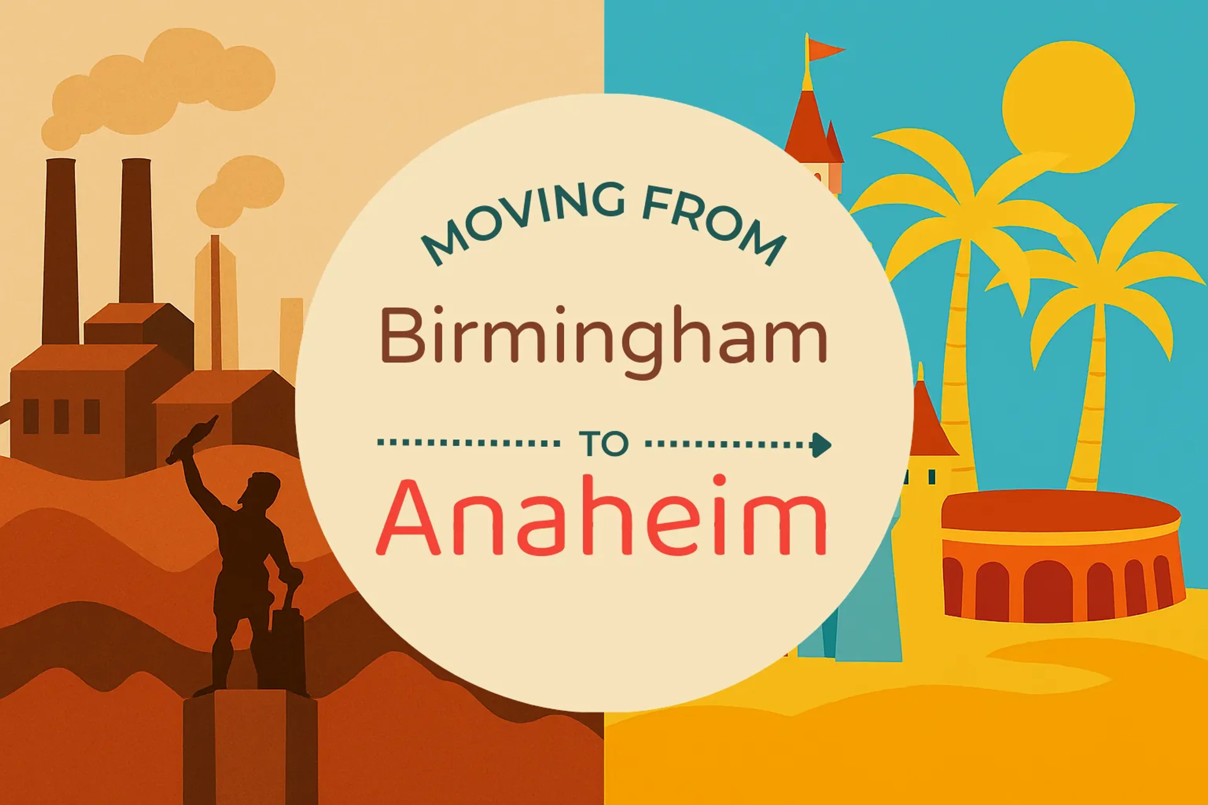 Side-by-side comparison of Birmingham to Anaheim moving companies