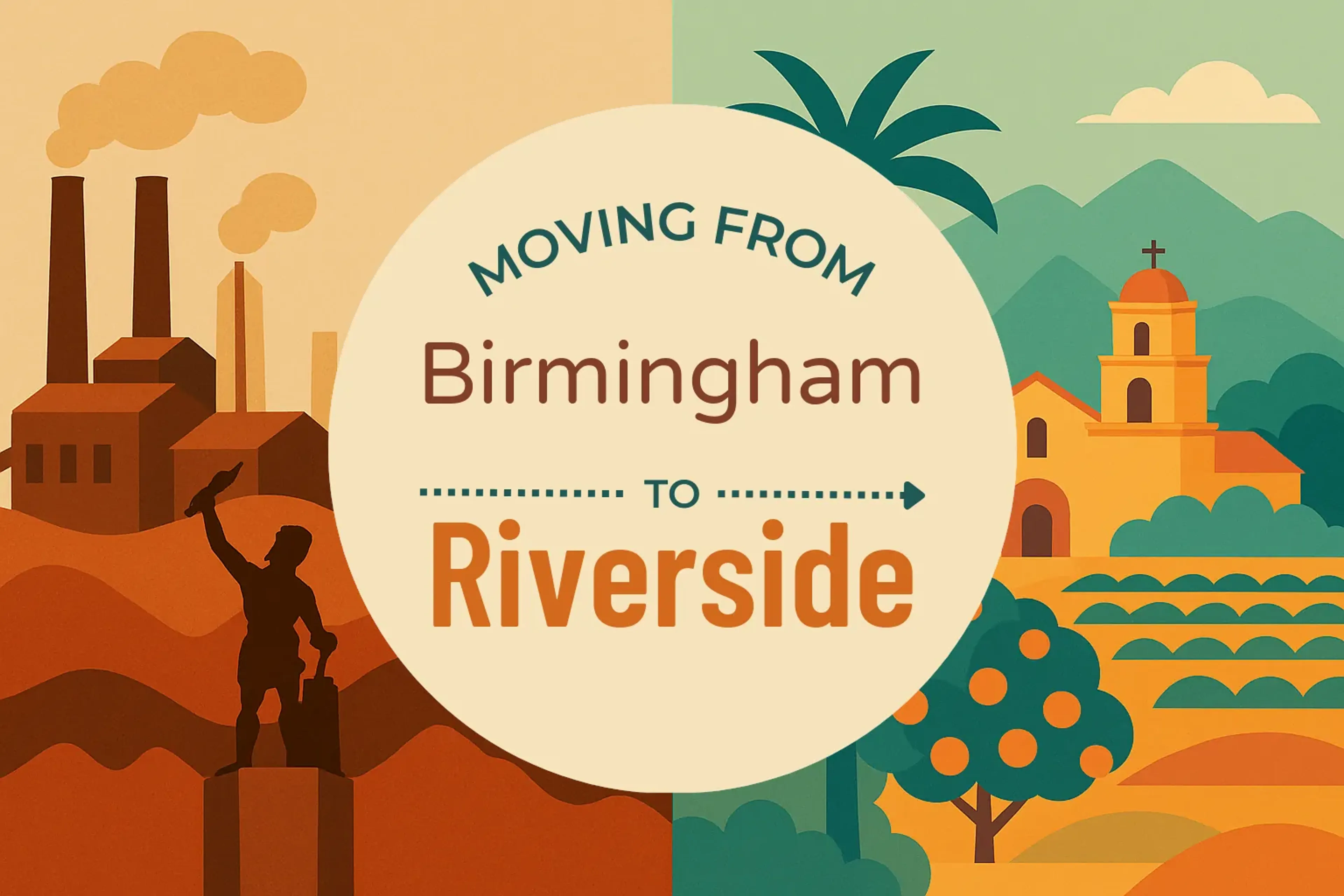 Side-by-side comparison of Birmingham to Riverside moving companies