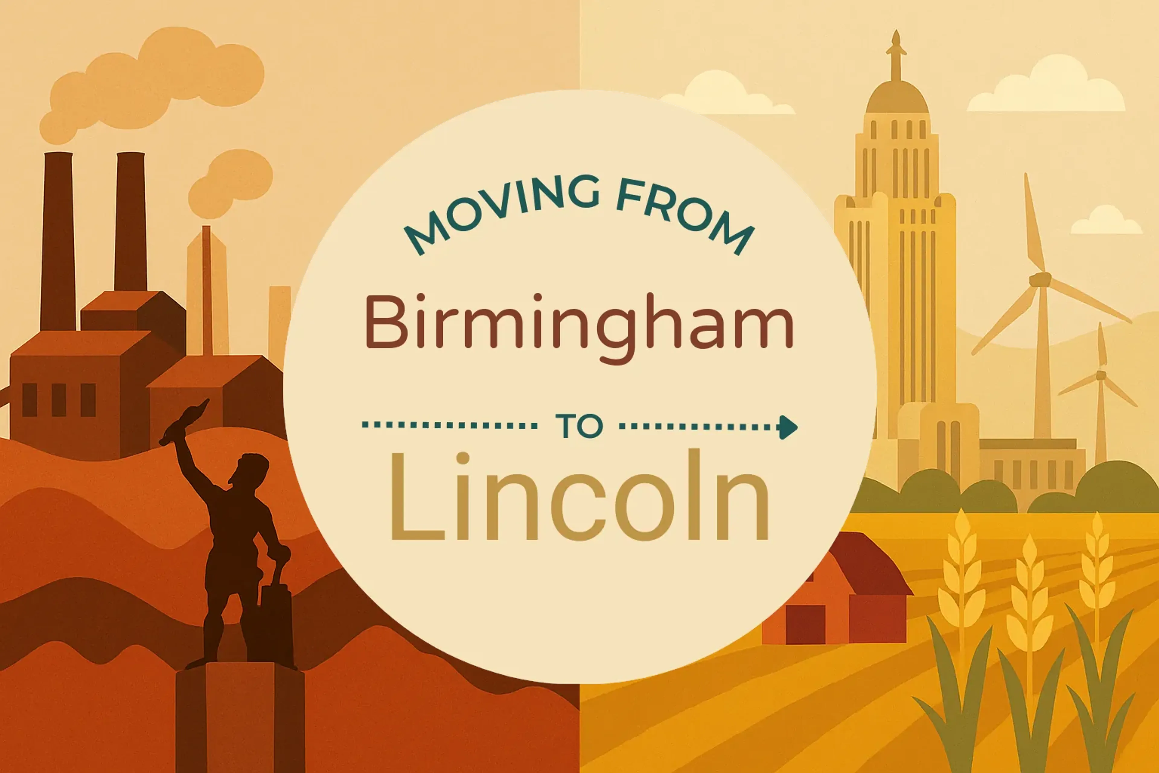 Side-by-side comparison of Birmingham to Lincoln moving companies