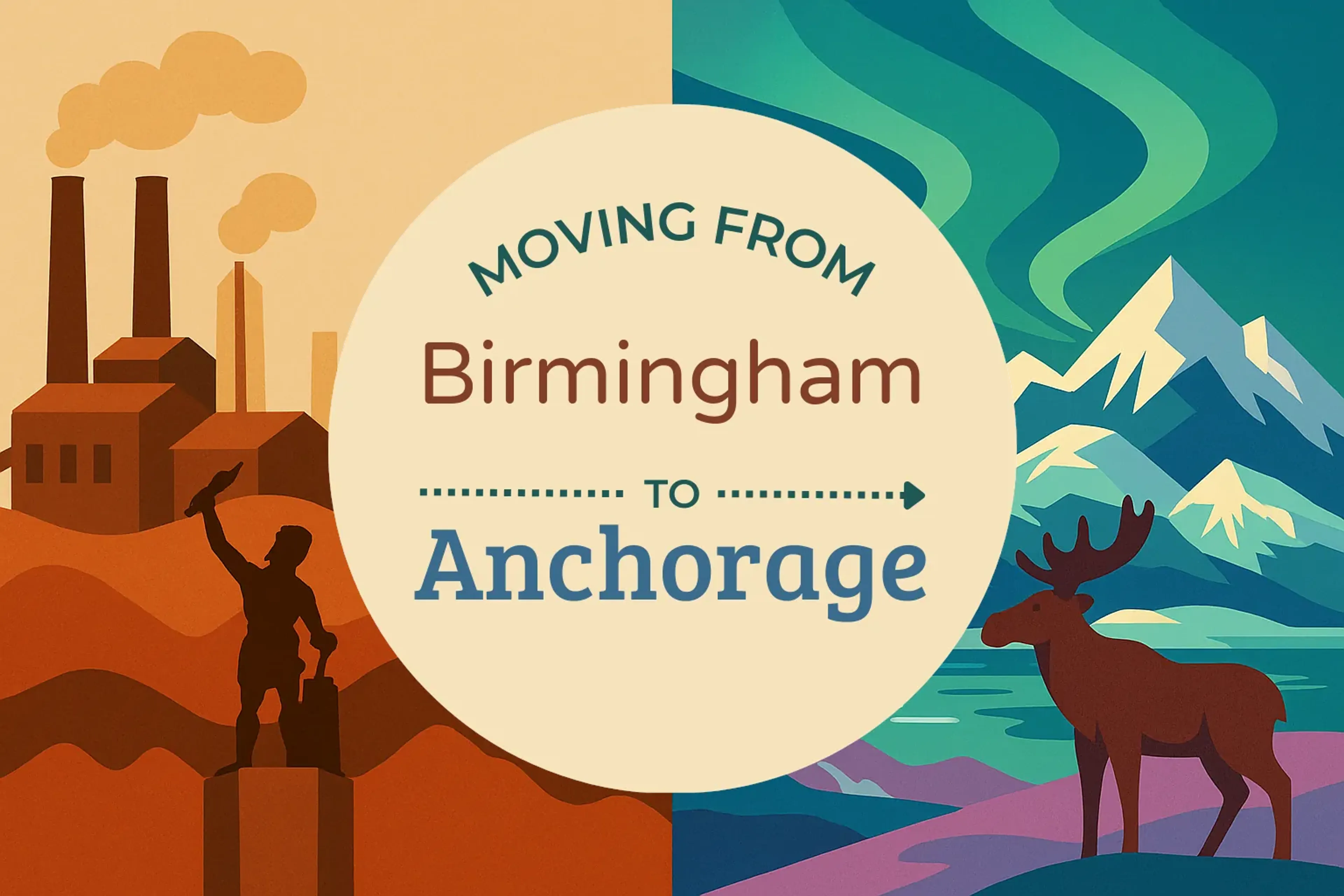 Side-by-side comparison of Birmingham to Anchorage moving companies