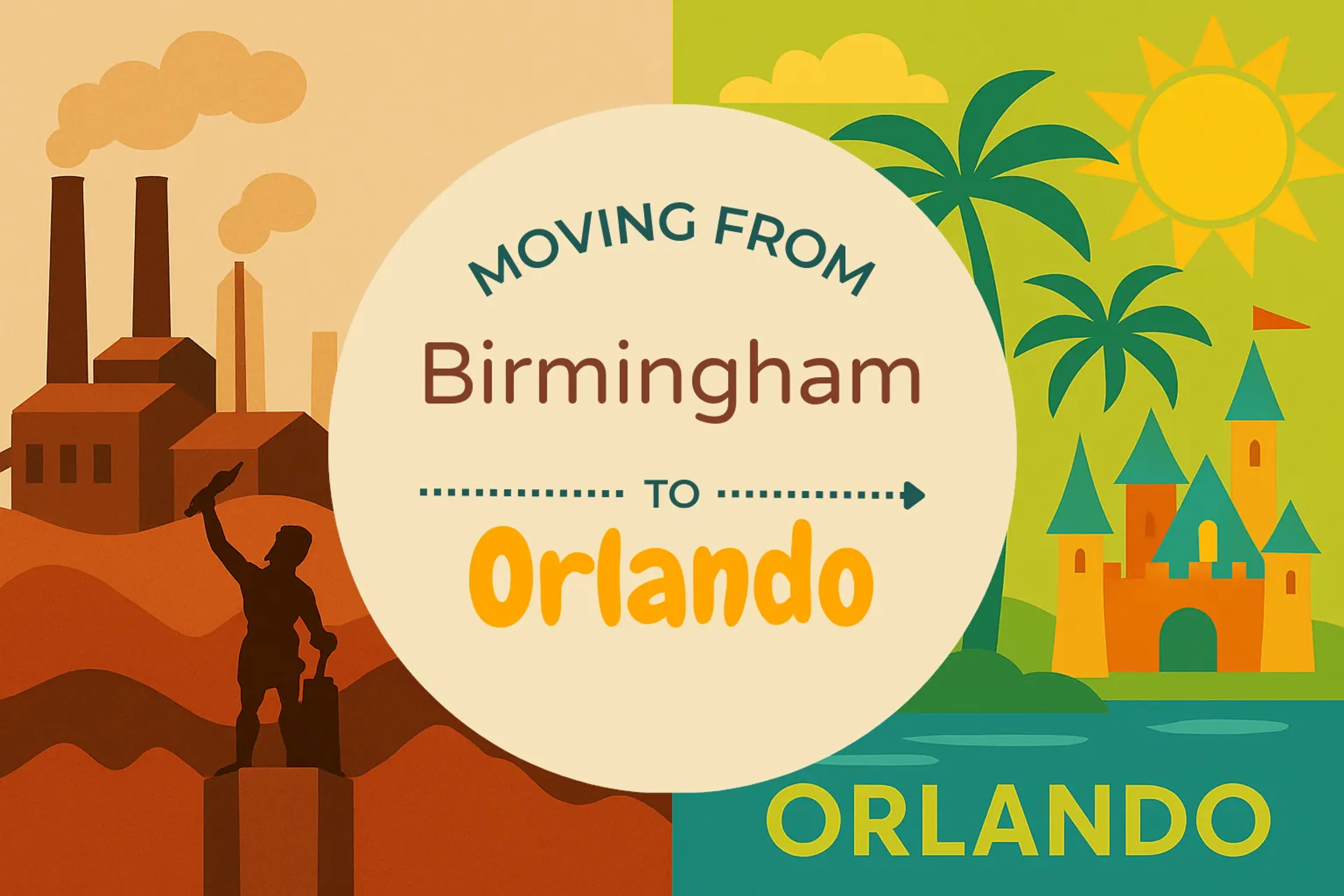 Side-by-side comparison of Birmingham to Orlando moving companies