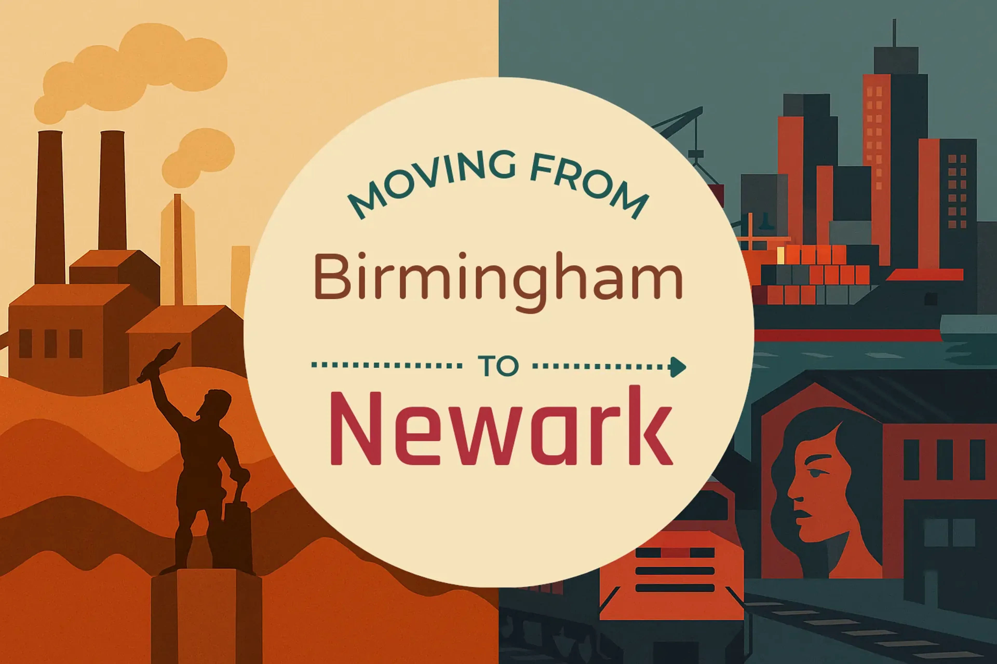 Side-by-side comparison of Birmingham to Newark moving companies