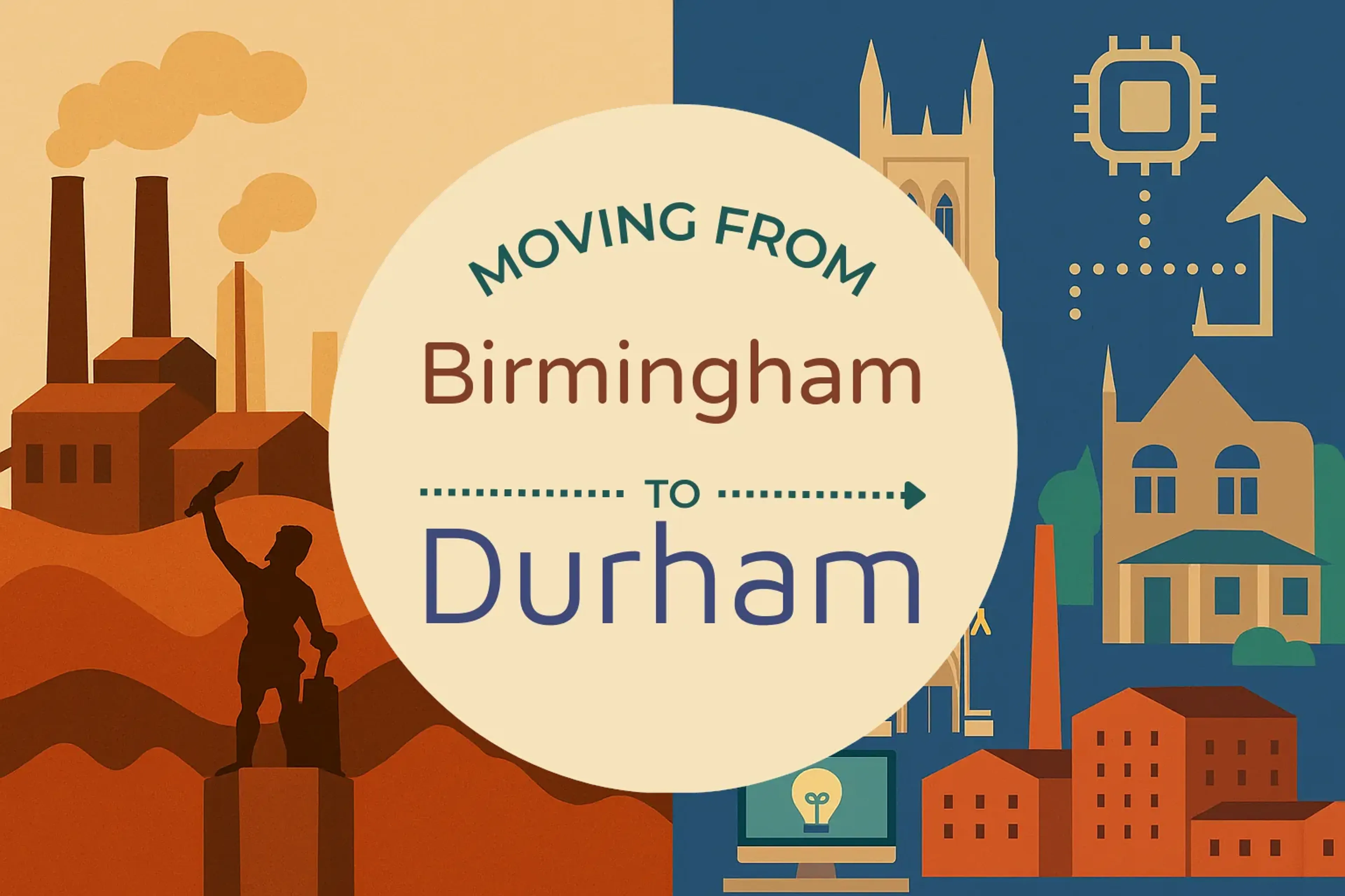 Side-by-side comparison of Birmingham to Durham moving companies