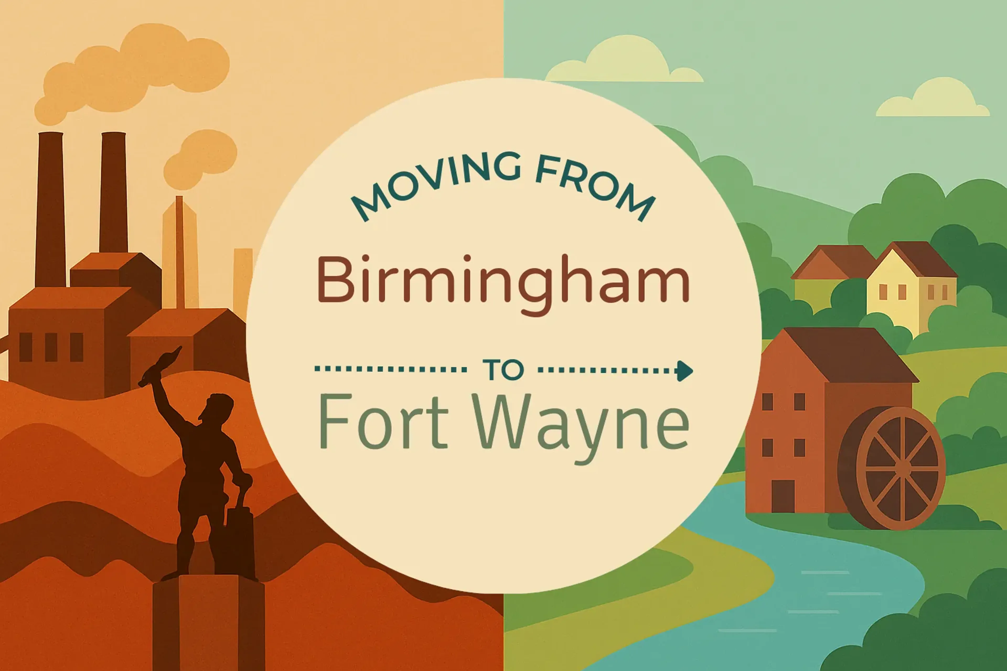 Side-by-side comparison of Birmingham to Fort Wayne moving companies