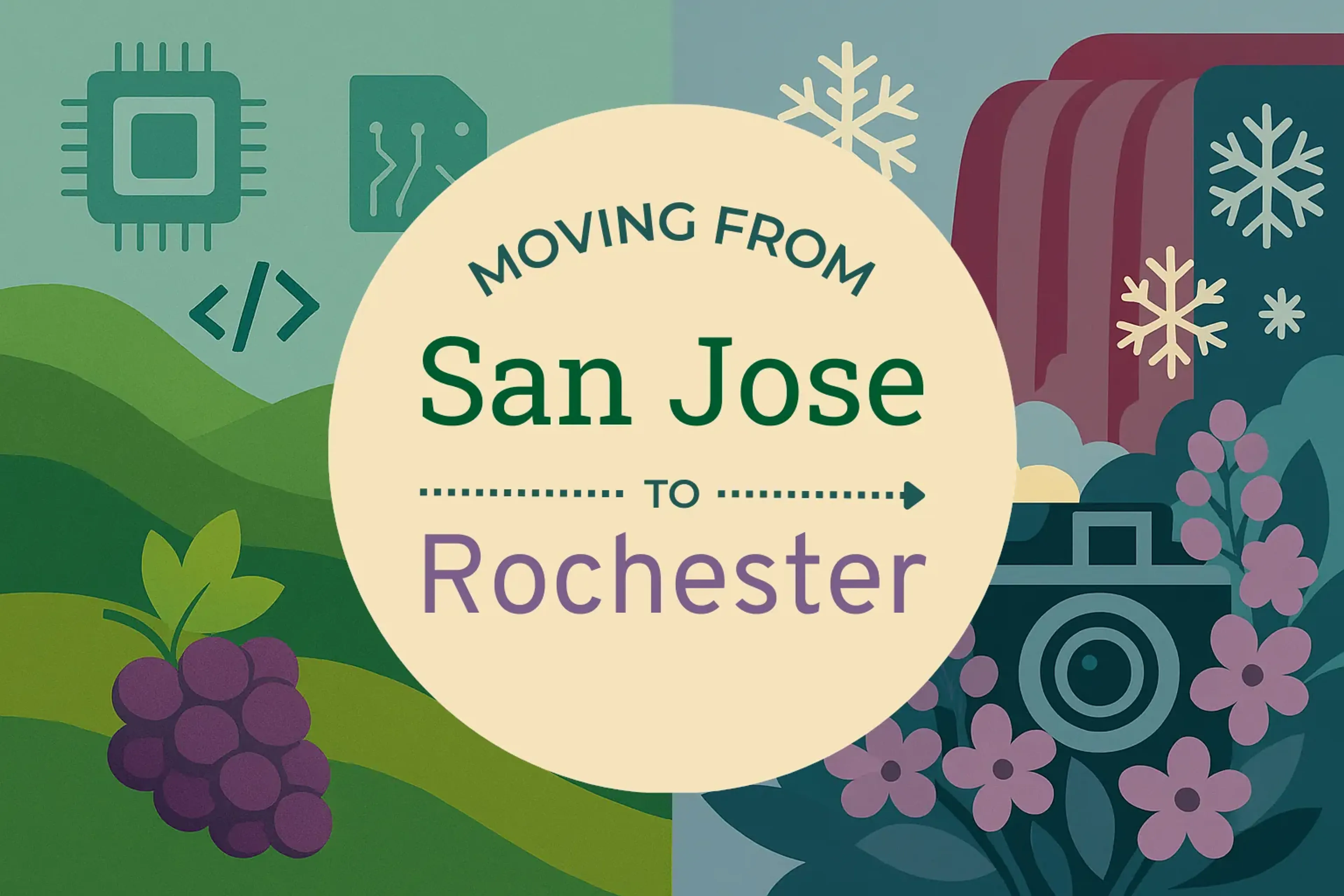 Side-by-side comparison of San Jose to Rochester moving companies