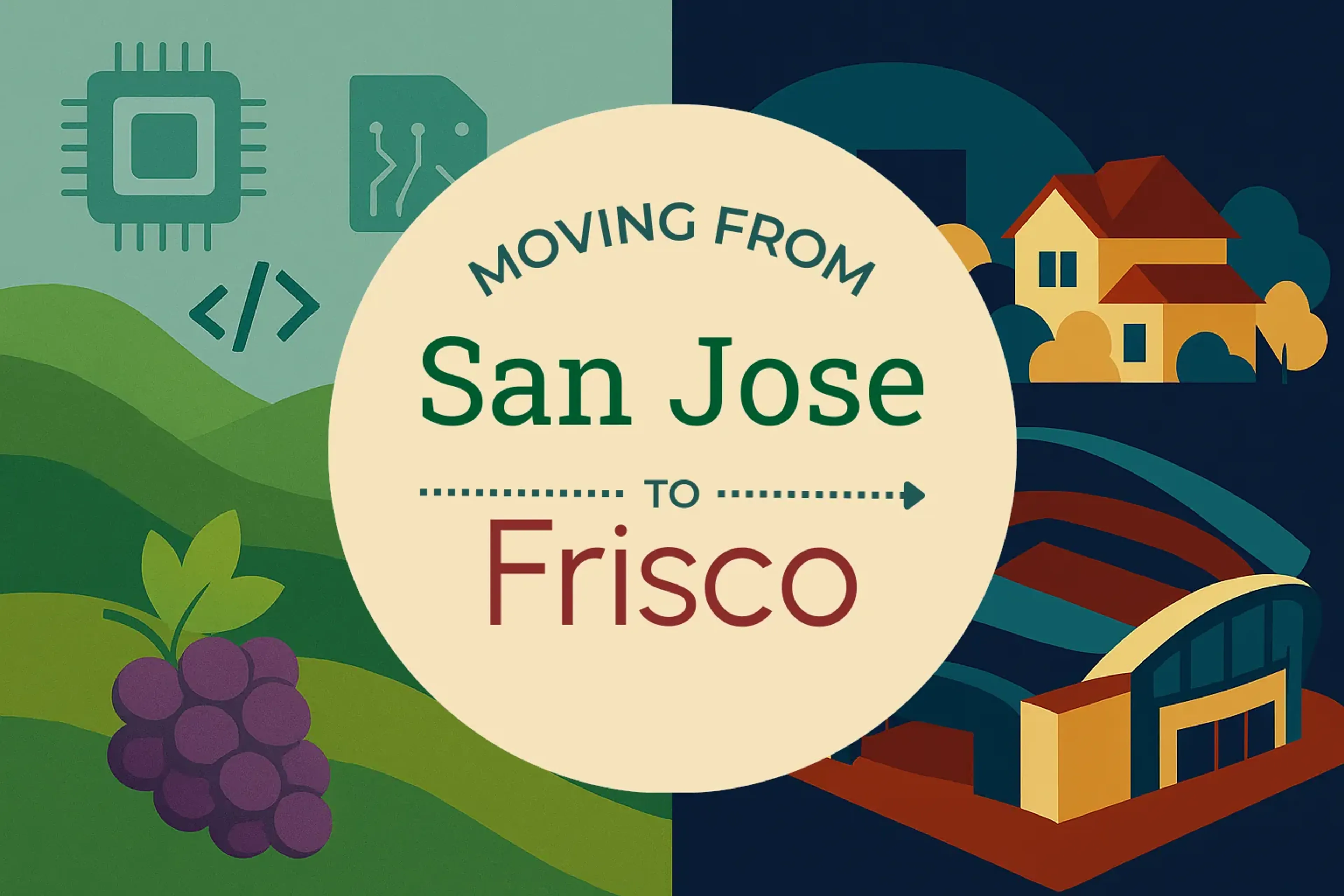 Side-by-side comparison of San Jose to Frisco moving companies
