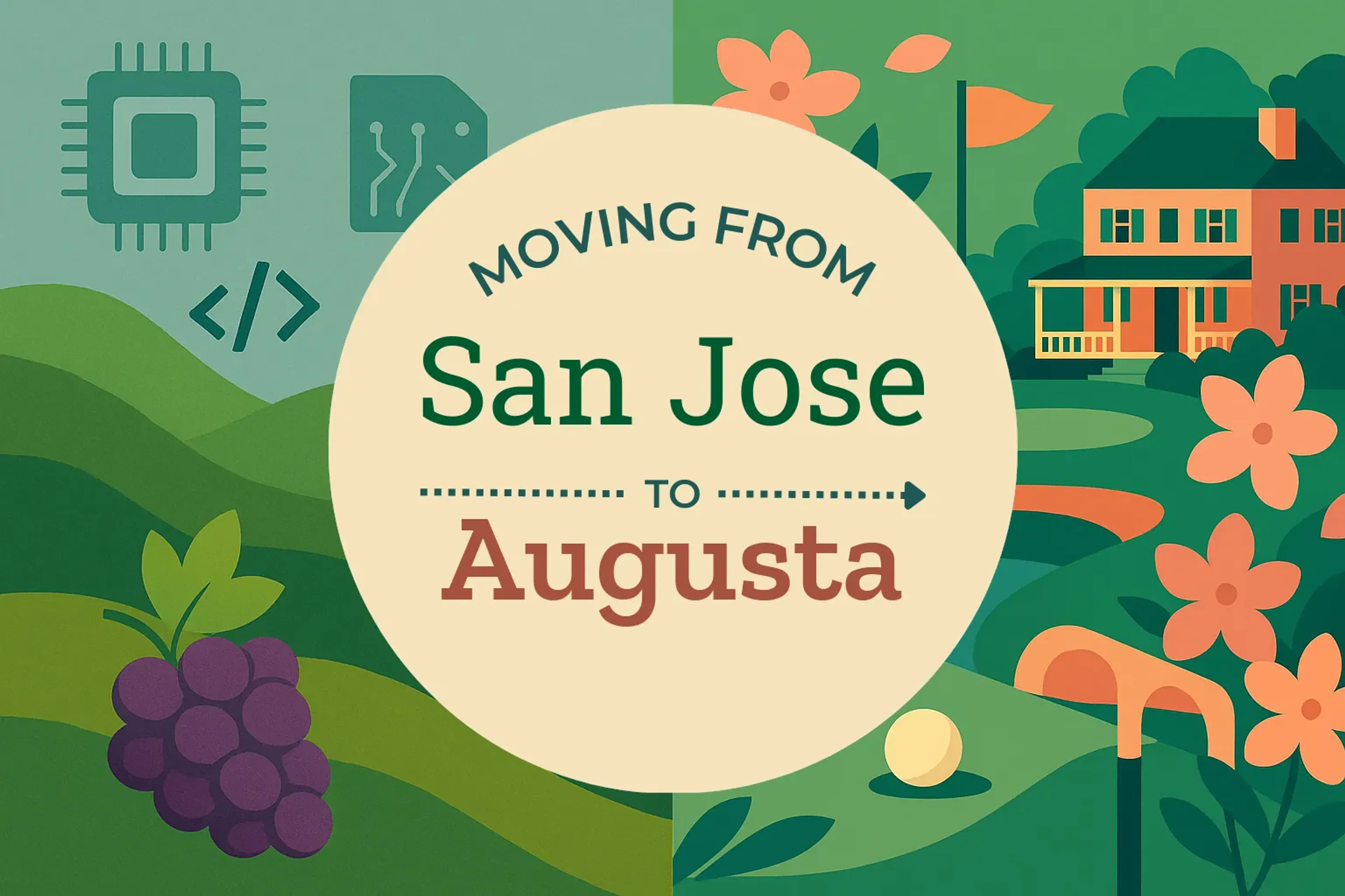 Side-by-side comparison of San Jose to Augusta moving companies