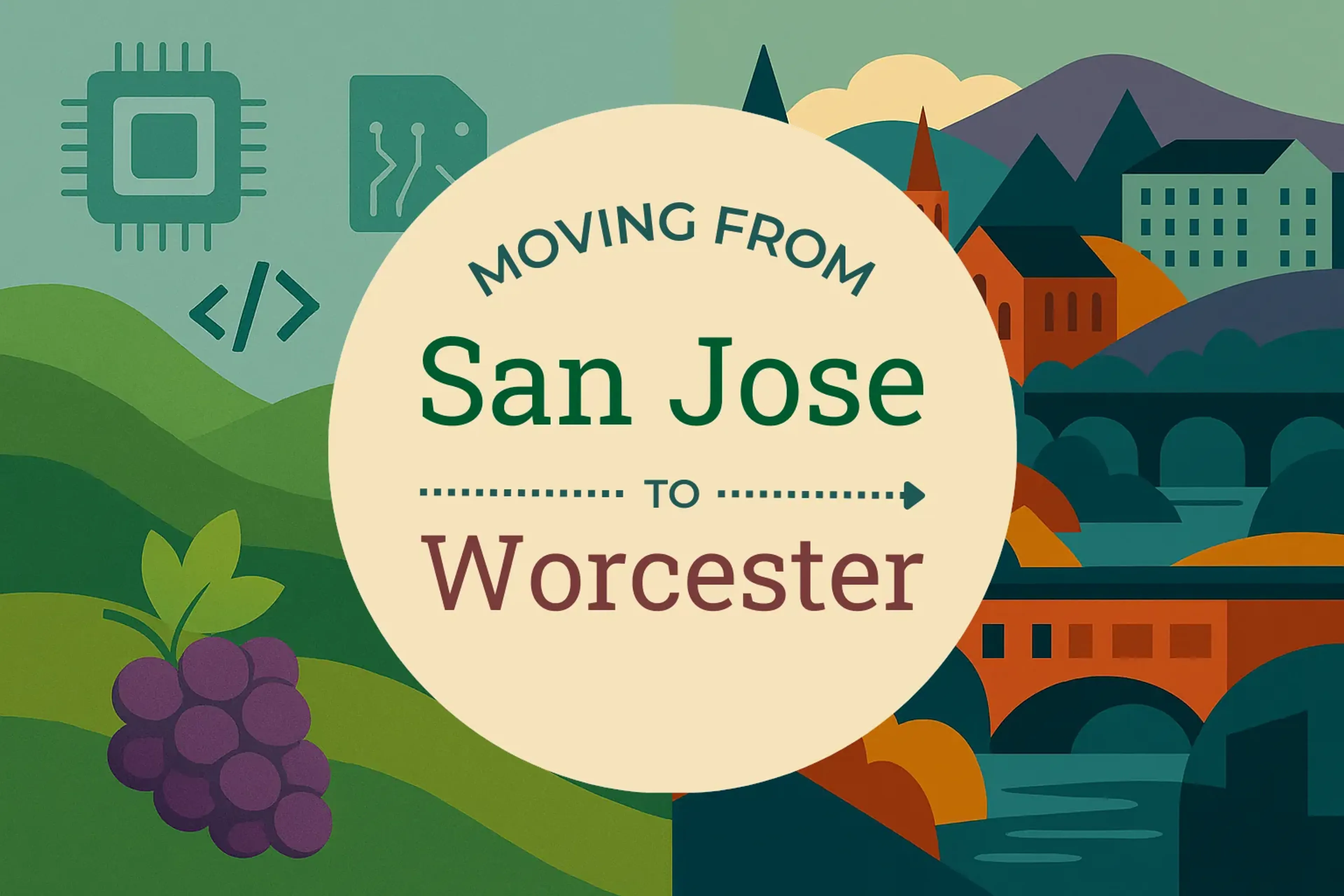 Side-by-side comparison of San Jose to Worcester moving companies