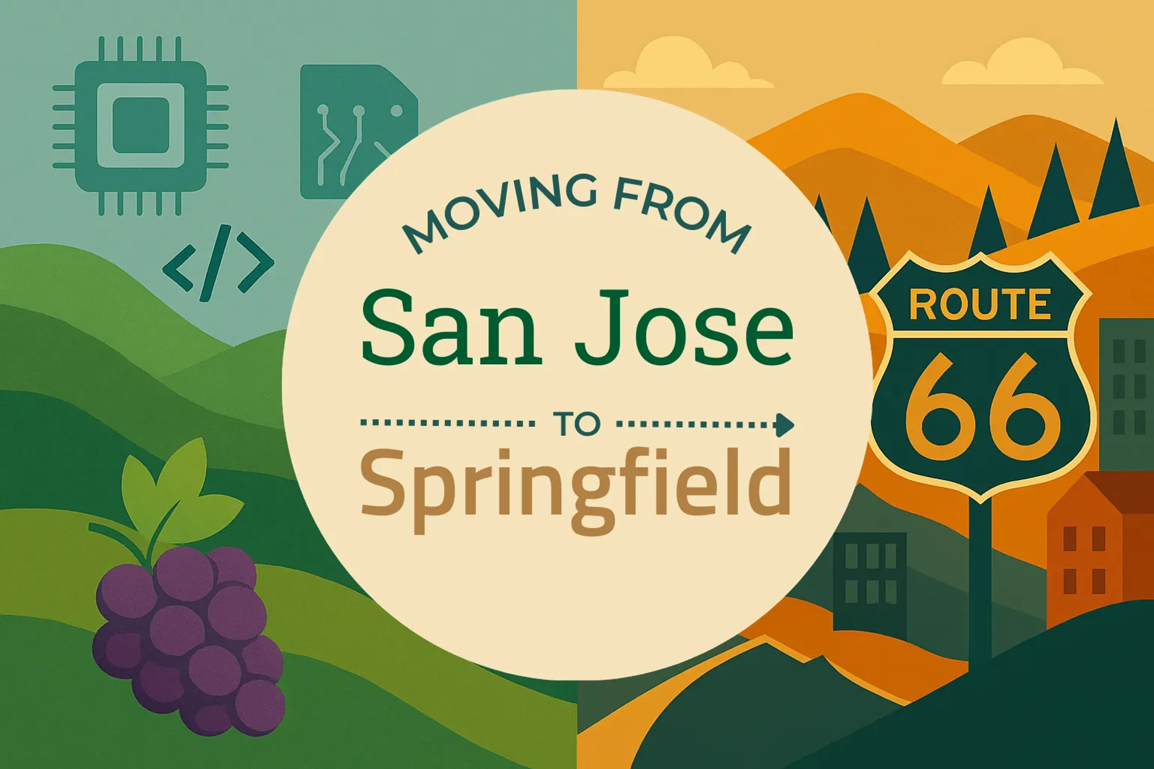 Side-by-side comparison of San Jose to Springfield moving companies