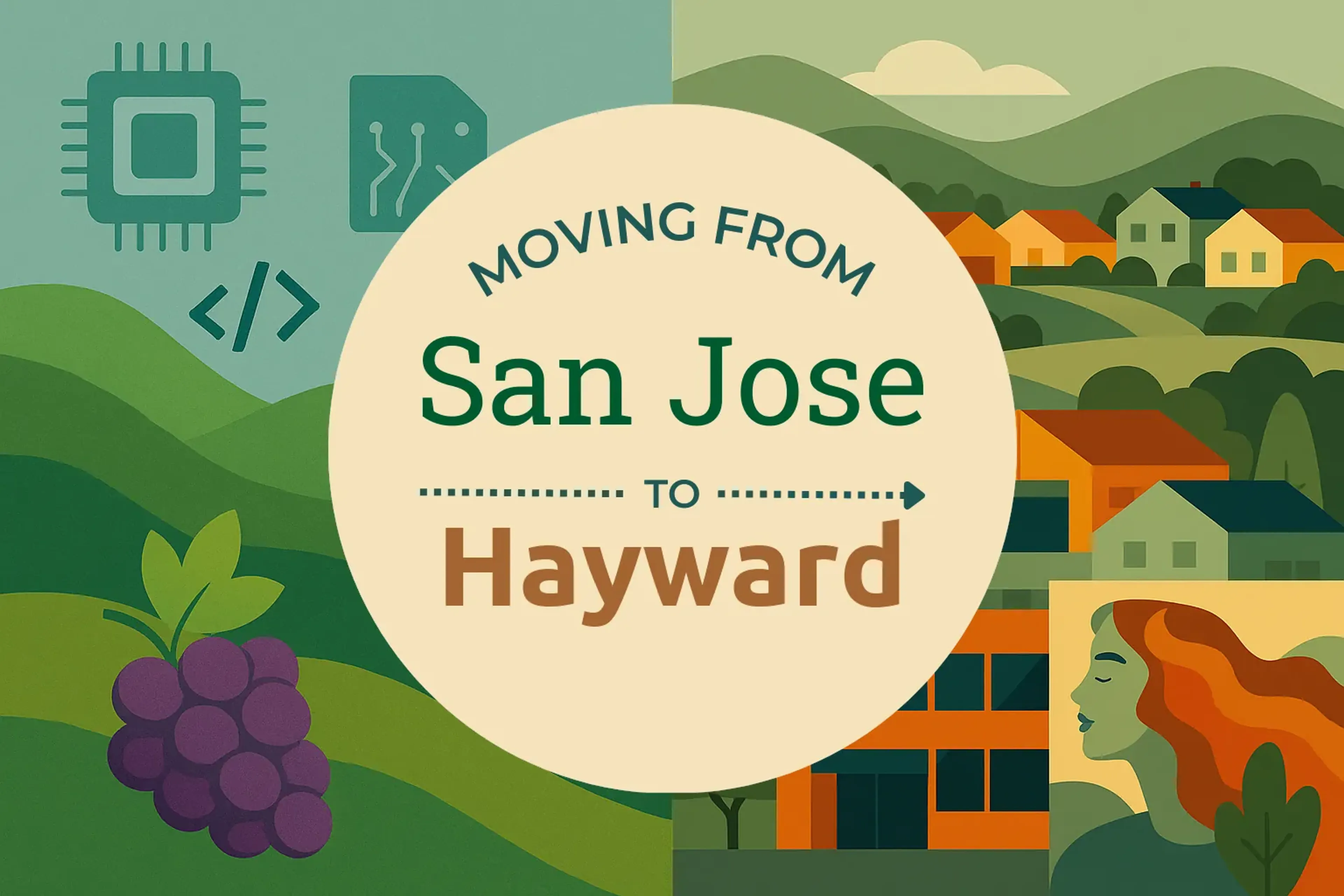 Side-by-side comparison of San Jose to Hayward moving companies