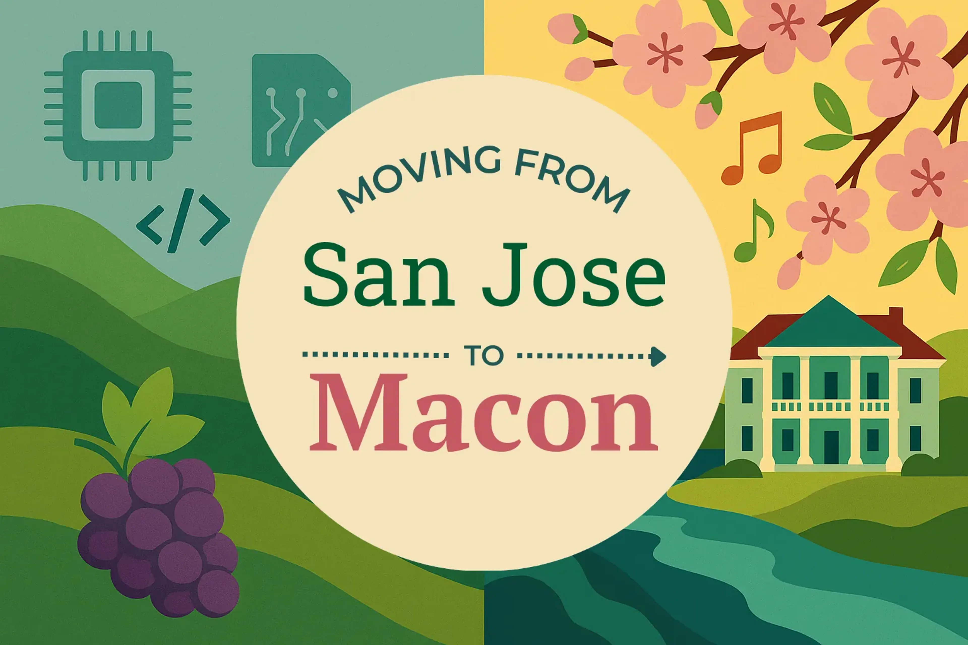 Side-by-side comparison of San Jose to Macon moving companies