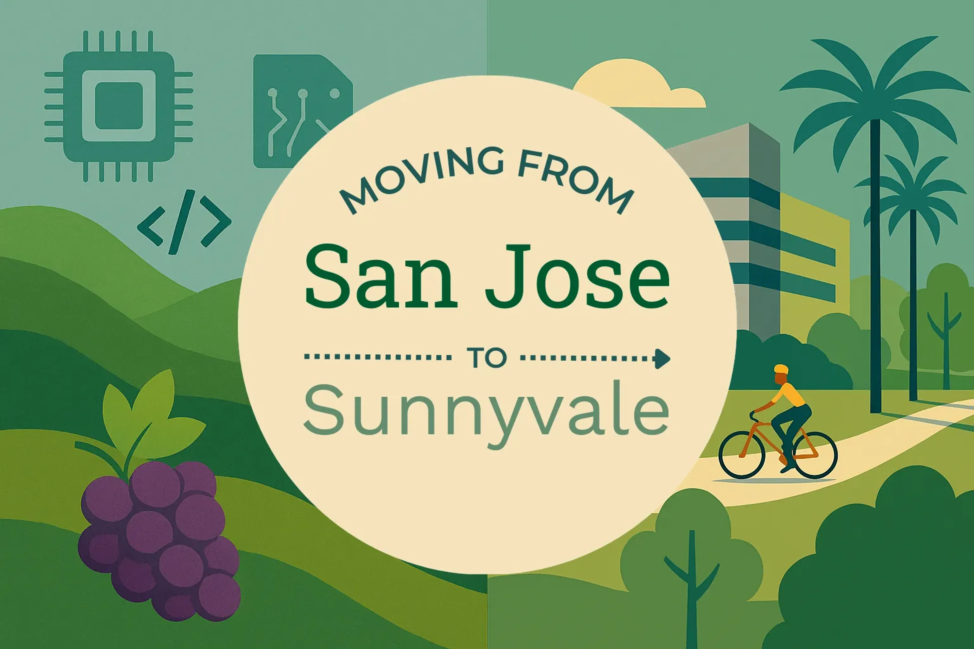 Side-by-side comparison of San Jose to Sunnyvale moving companies
