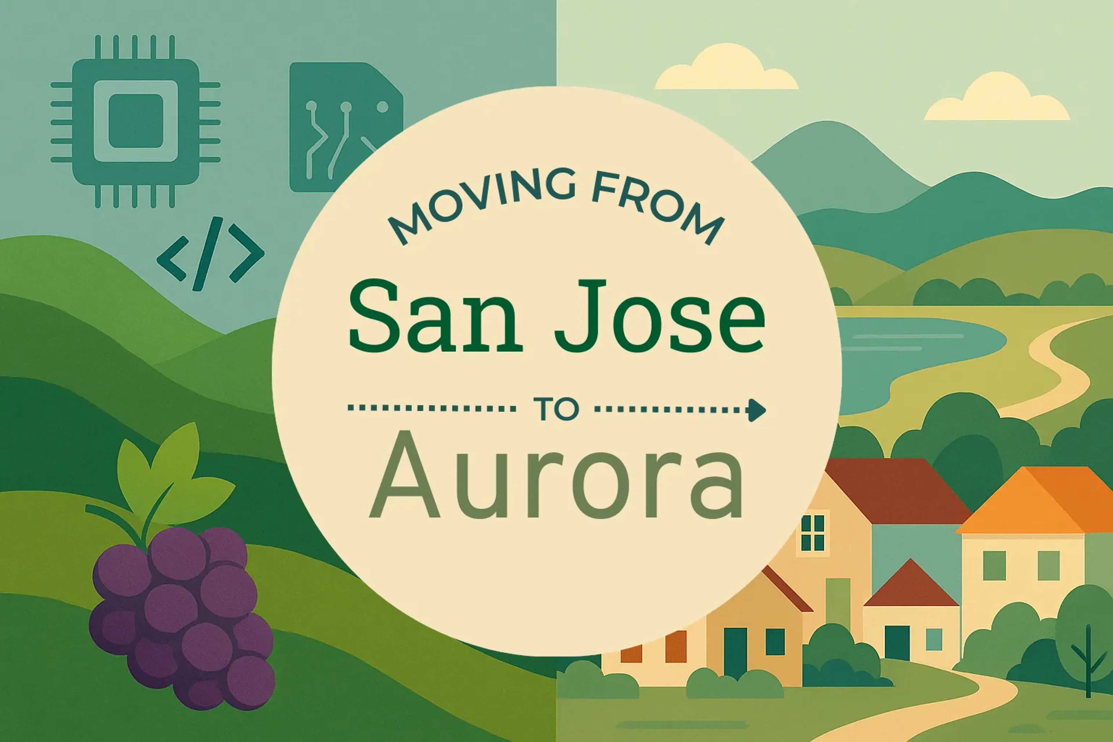 Side-by-side comparison of San Jose to Aurora moving companies