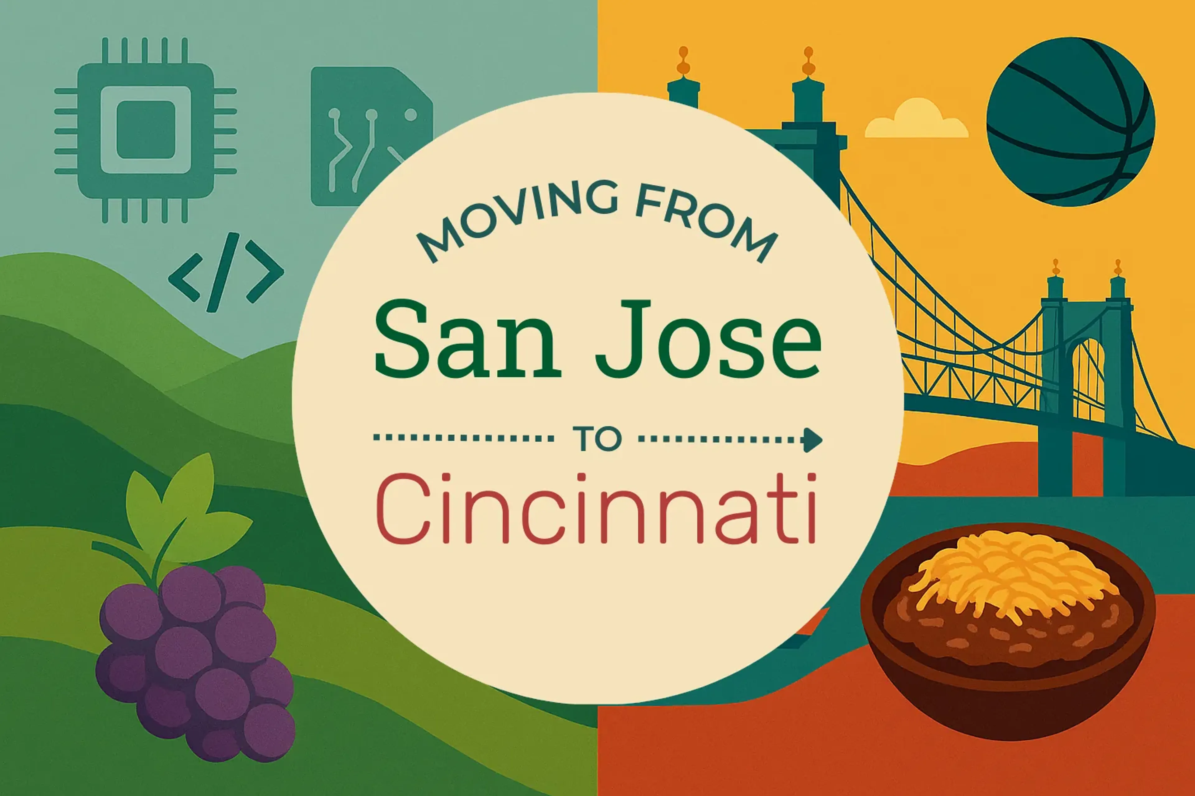 Side-by-side comparison of San Jose to Cincinnati moving companies