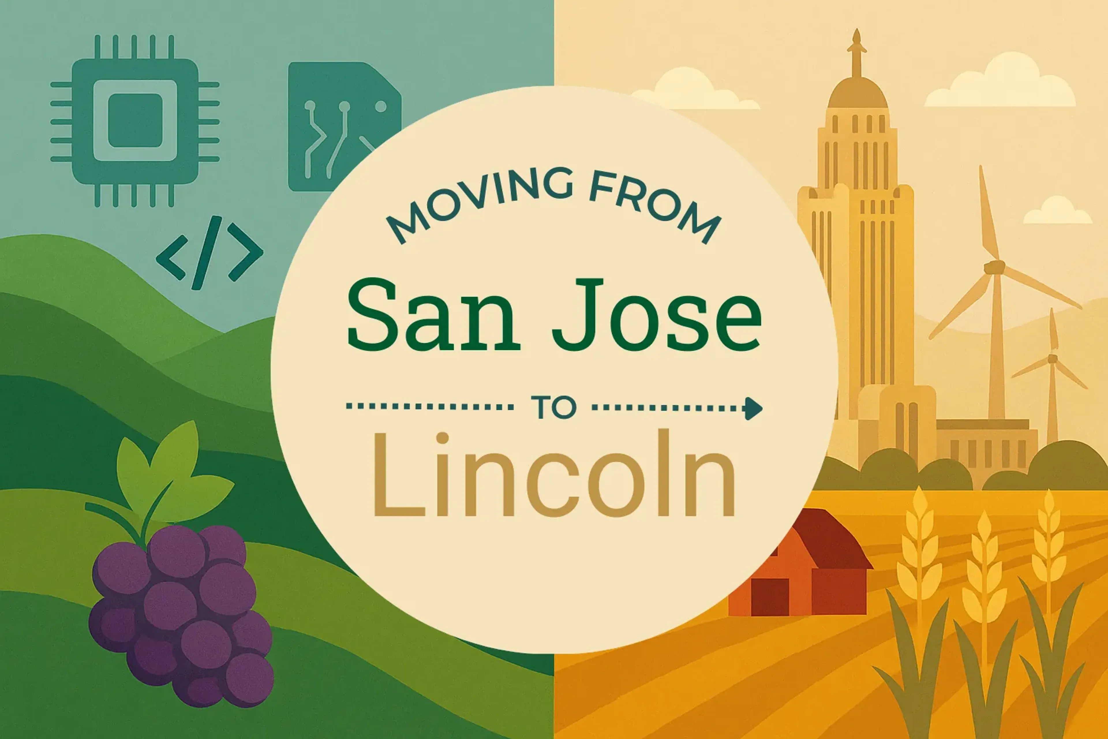 Side-by-side comparison of San Jose to Lincoln moving companies