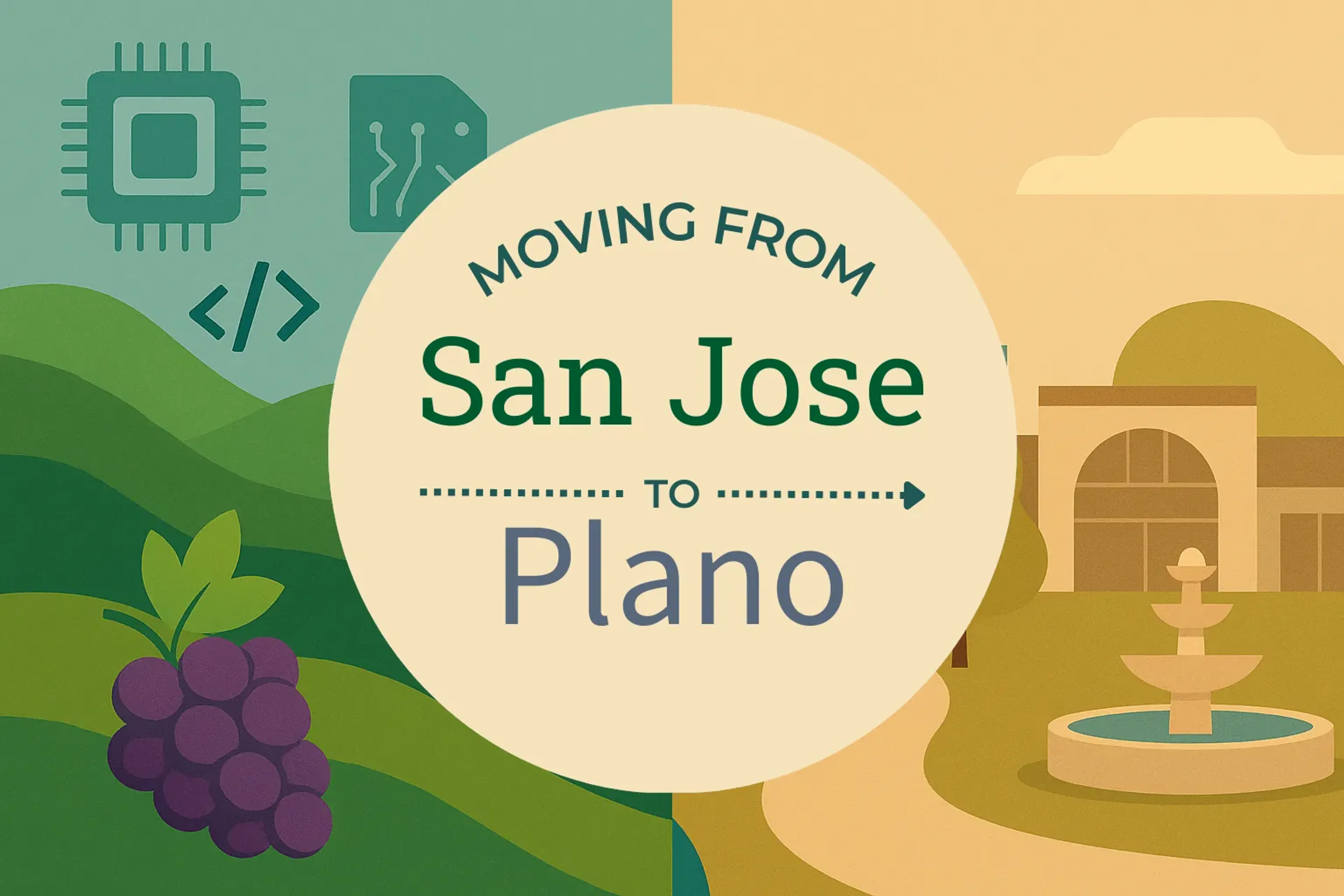 Side-by-side comparison of San Jose to Plano moving companies