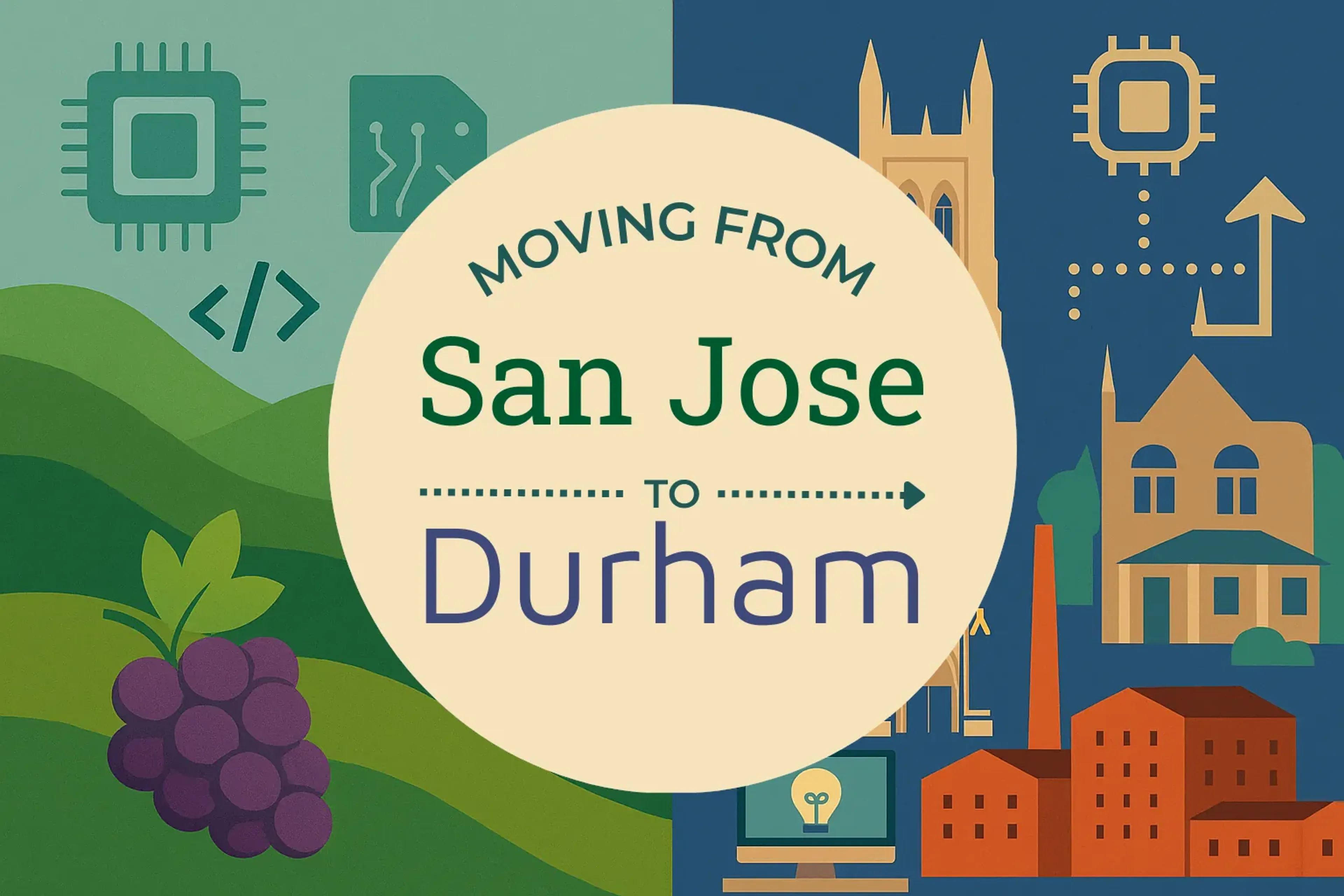 Side-by-side comparison of San Jose to Durham moving companies