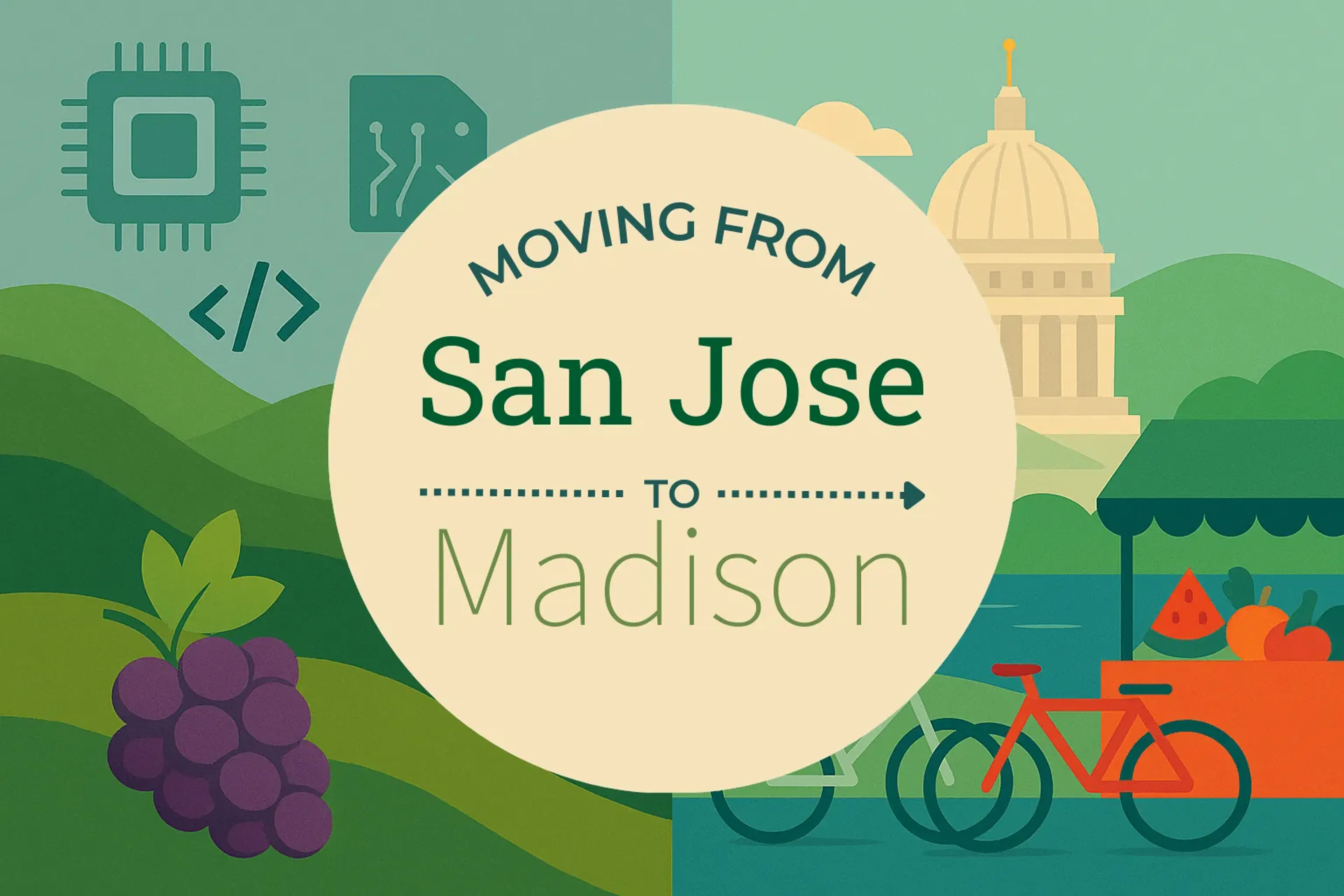 Side-by-side comparison of San Jose to Madison moving companies