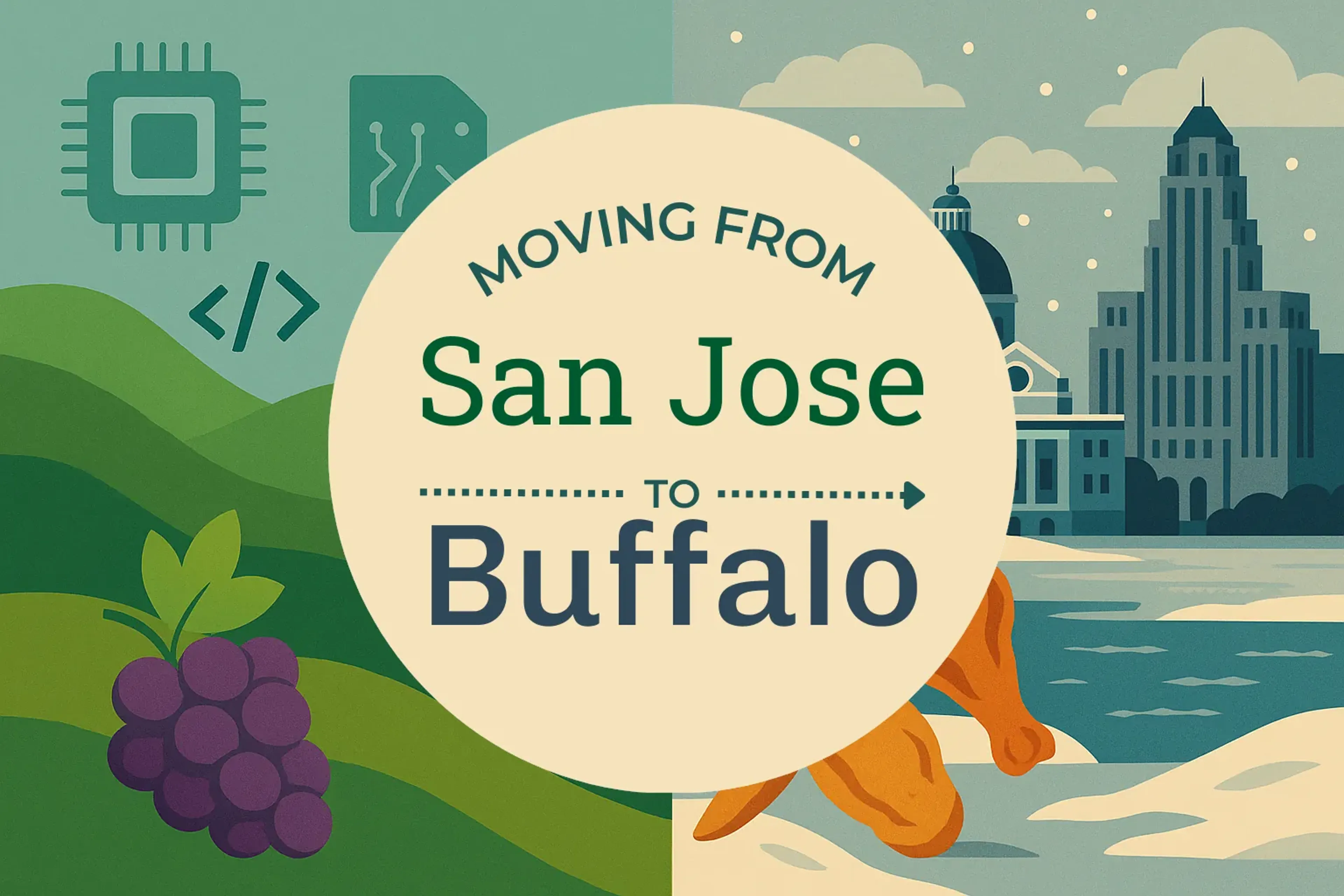 Side-by-side comparison of San Jose to Buffalo moving companies