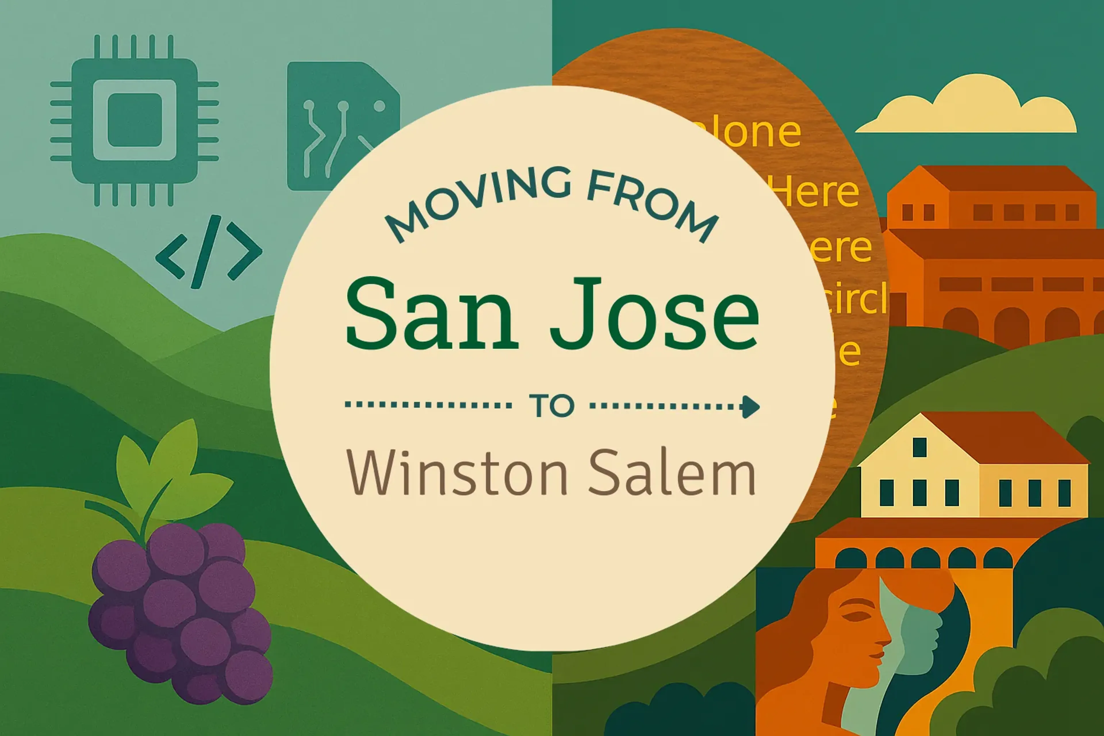 Side-by-side comparison of San Jose to Winston Salem moving companies