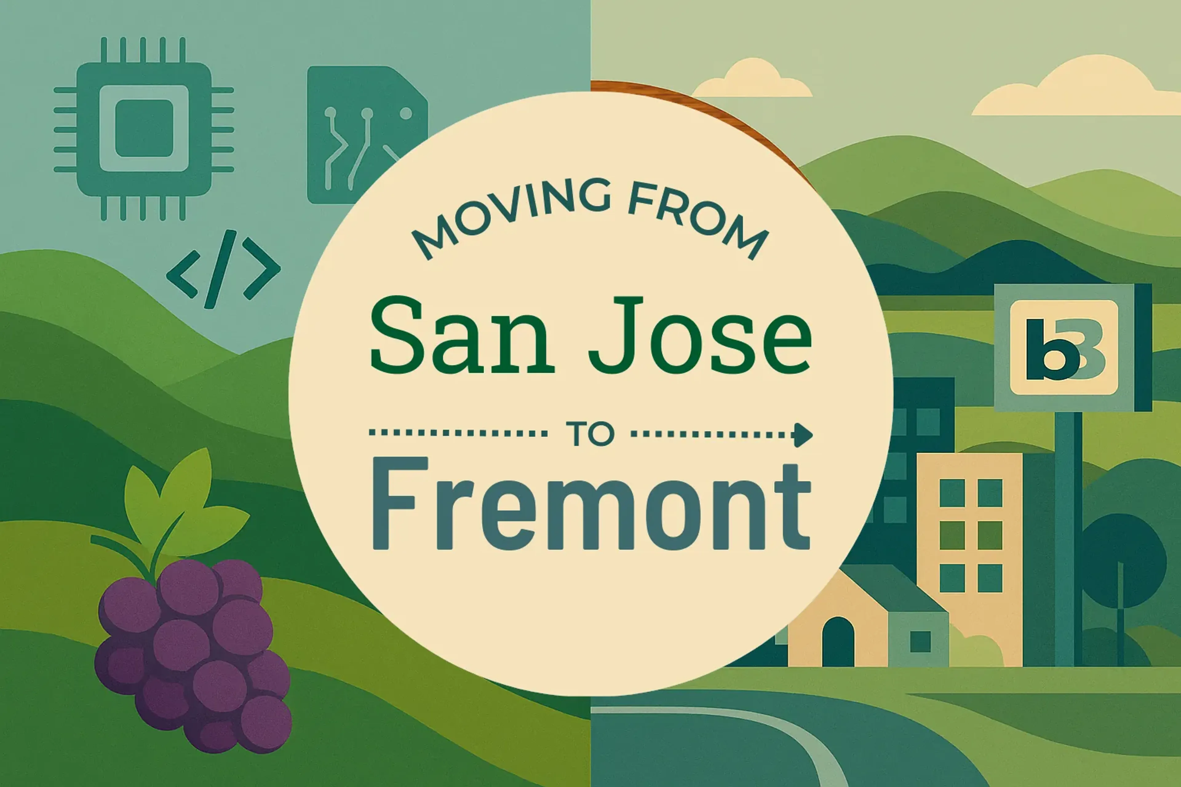 Side-by-side comparison of San Jose to Fremont moving companies