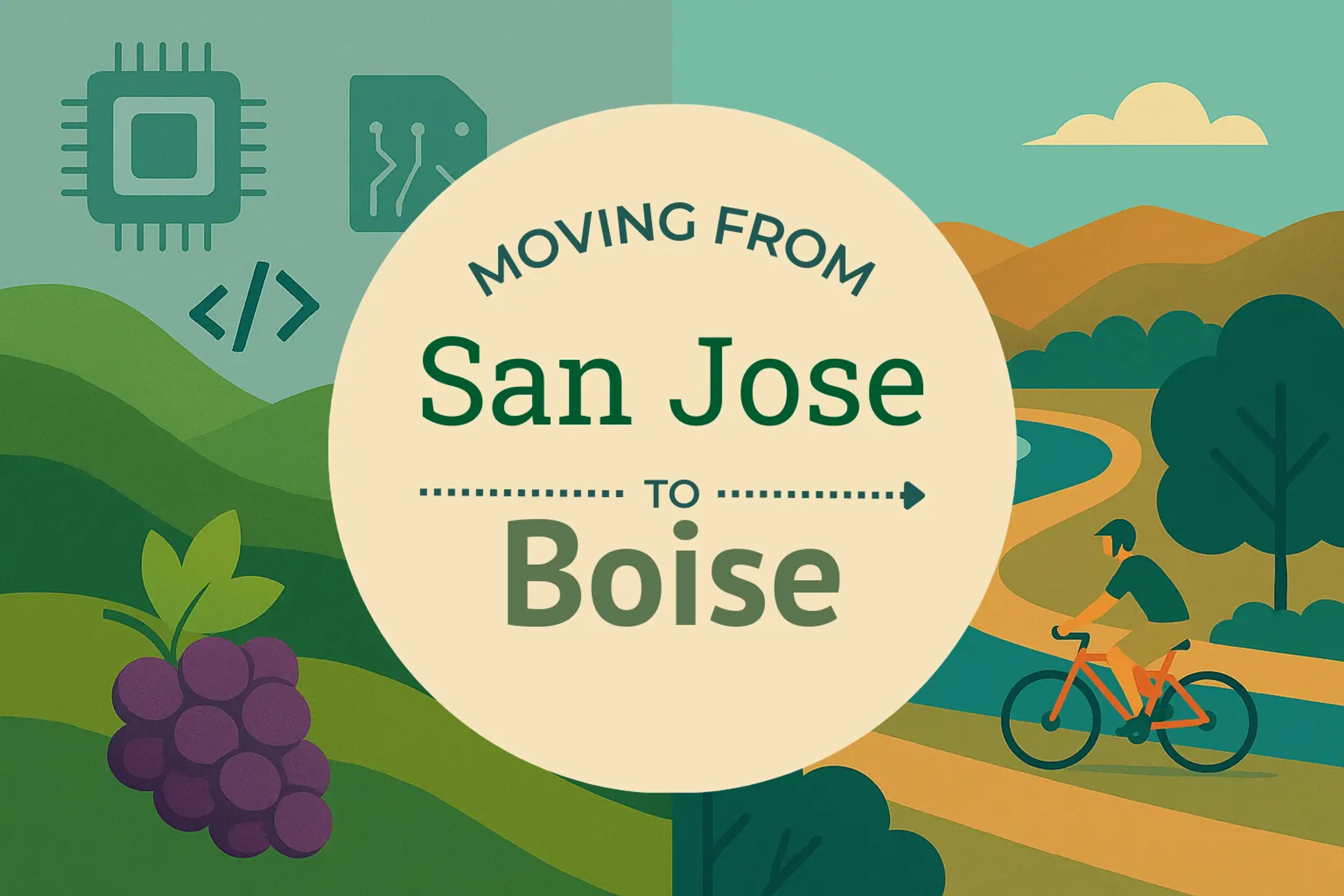 Side-by-side comparison of San Jose to Boise moving companies