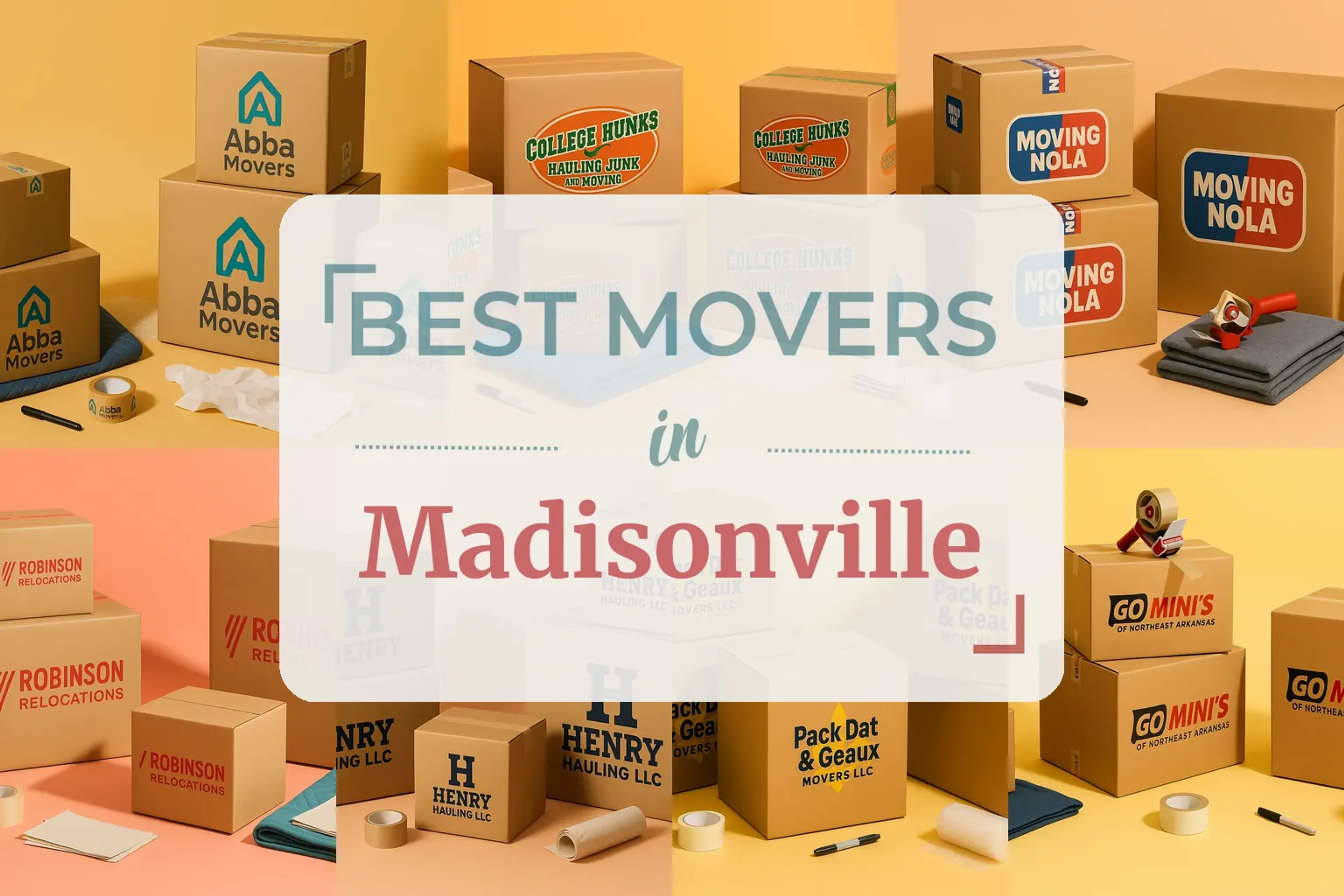Side-by-side comparison of Madisonville moving companies