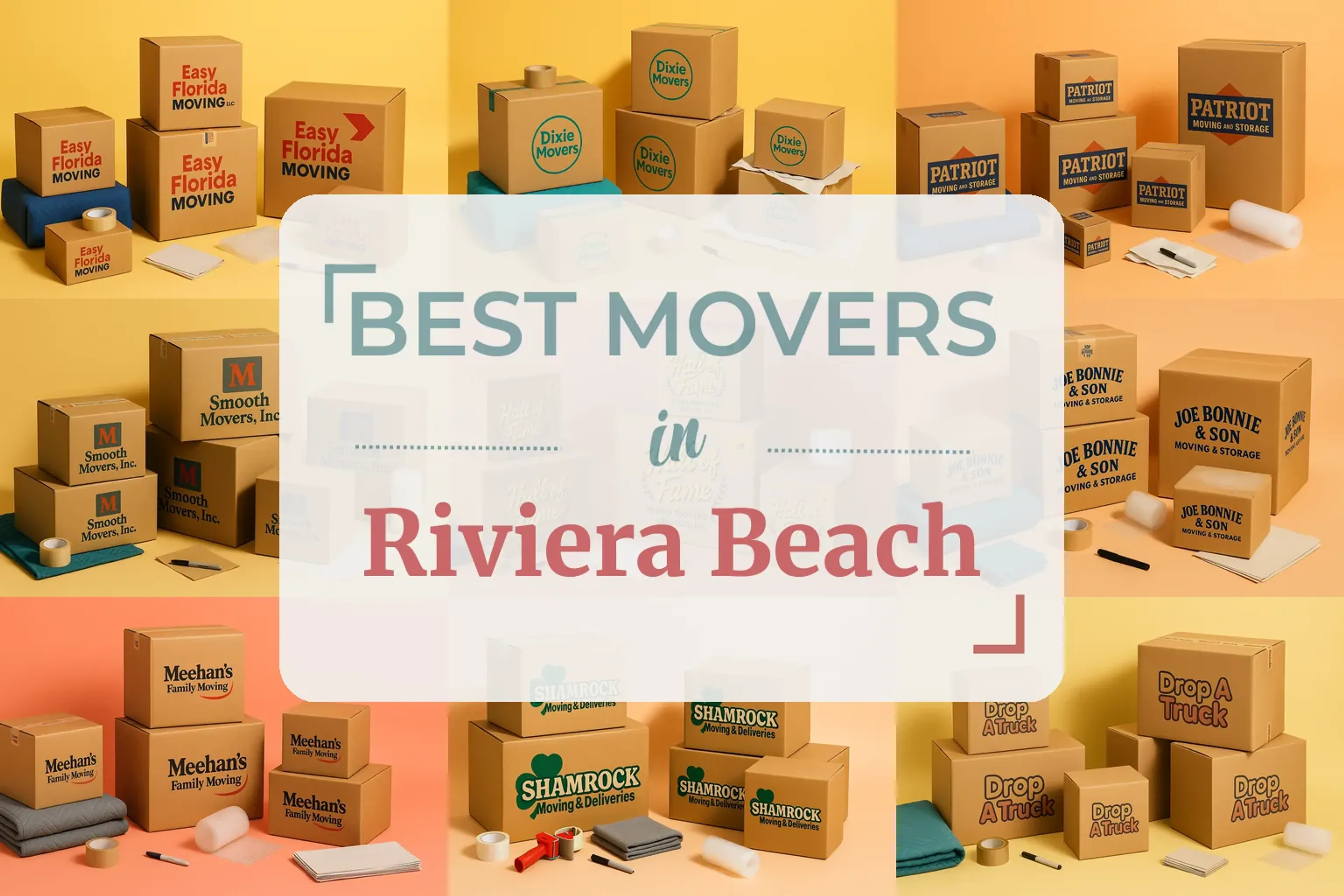 Side-by-side comparison of Riviera Beach moving companies