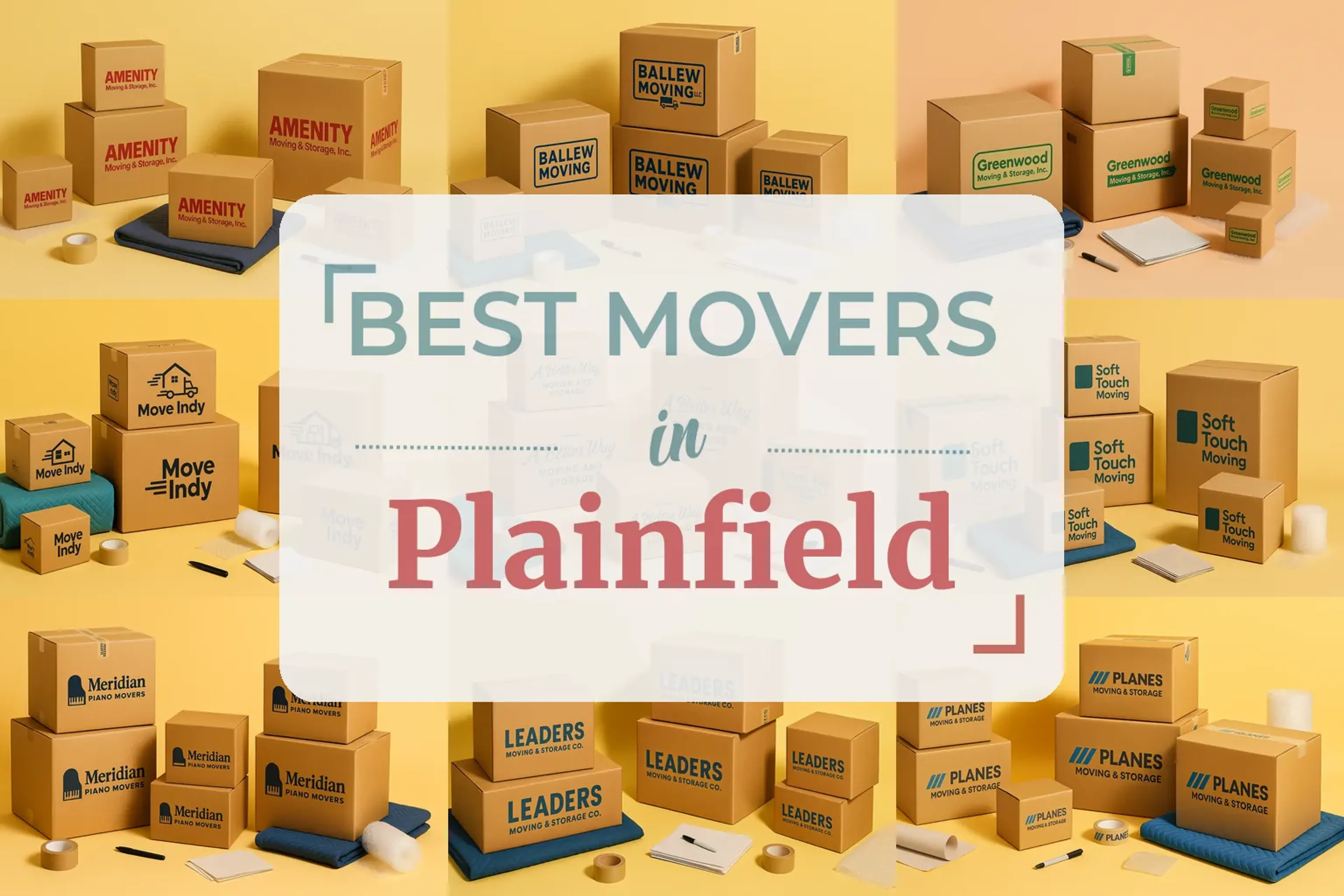 Side-by-side comparison of Plainfield moving companies