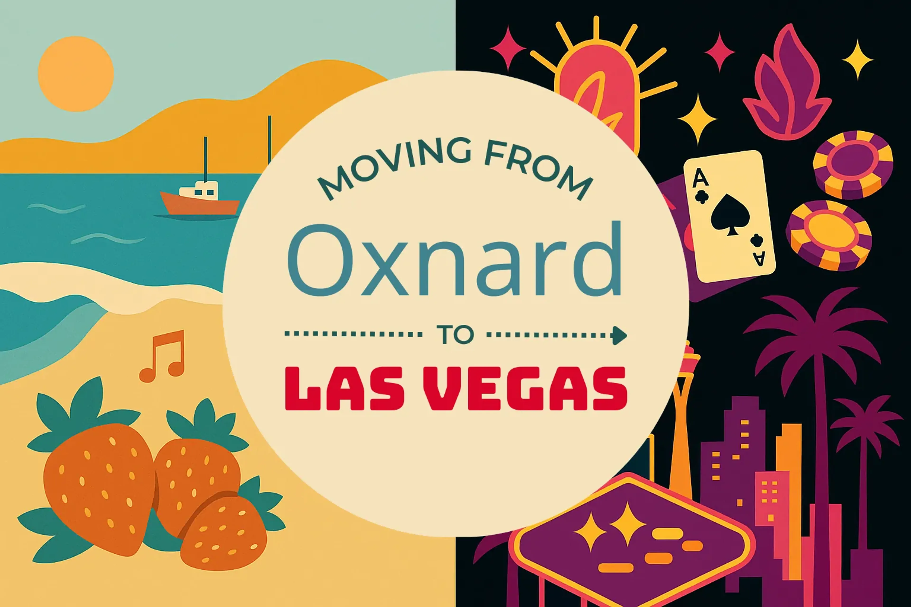 Side-by-side comparison of Oxnard to Las Vegas moving companies