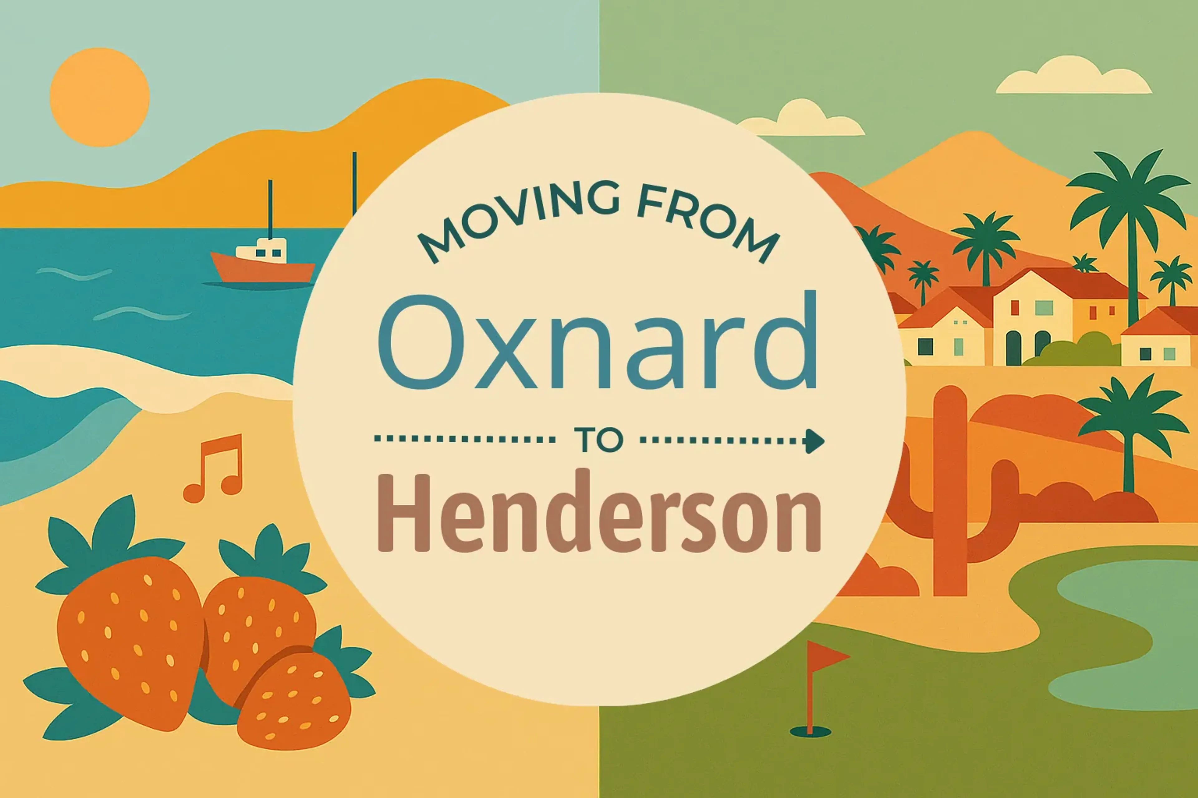 Side-by-side comparison of Oxnard to Henderson moving companies