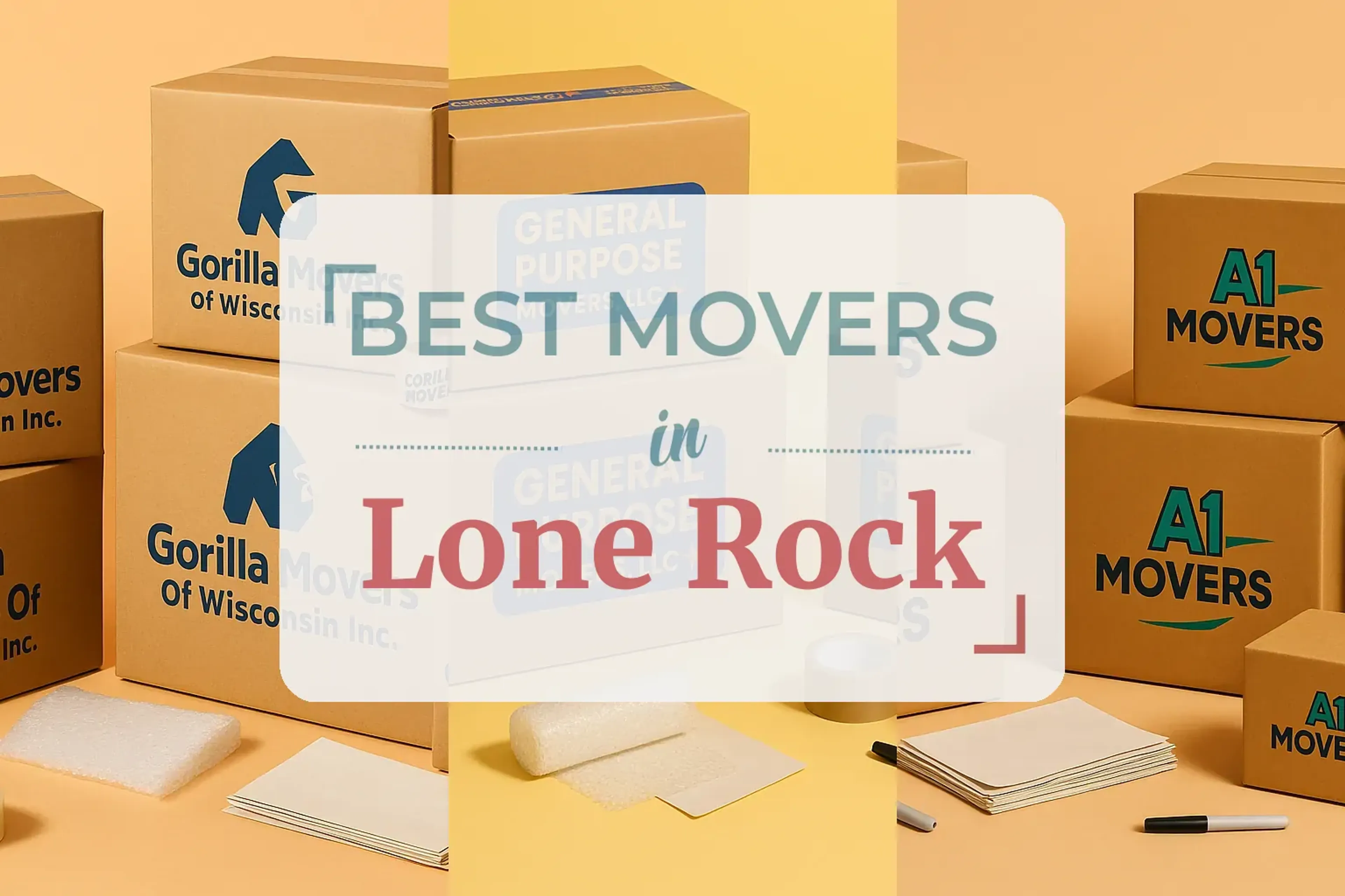 Side-by-side comparison of Lone Rock moving companies