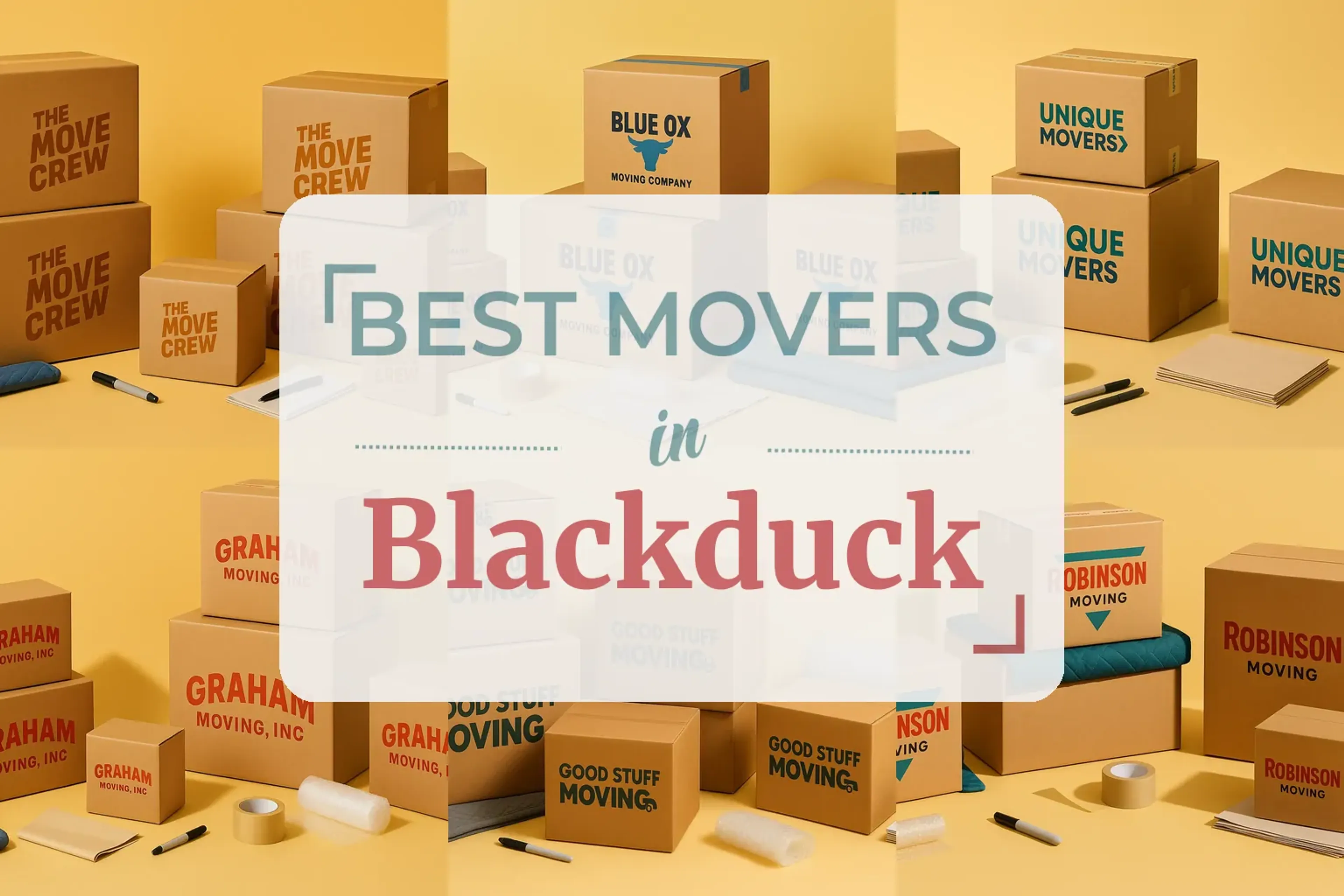 Side-by-side comparison of Blackduck moving companies