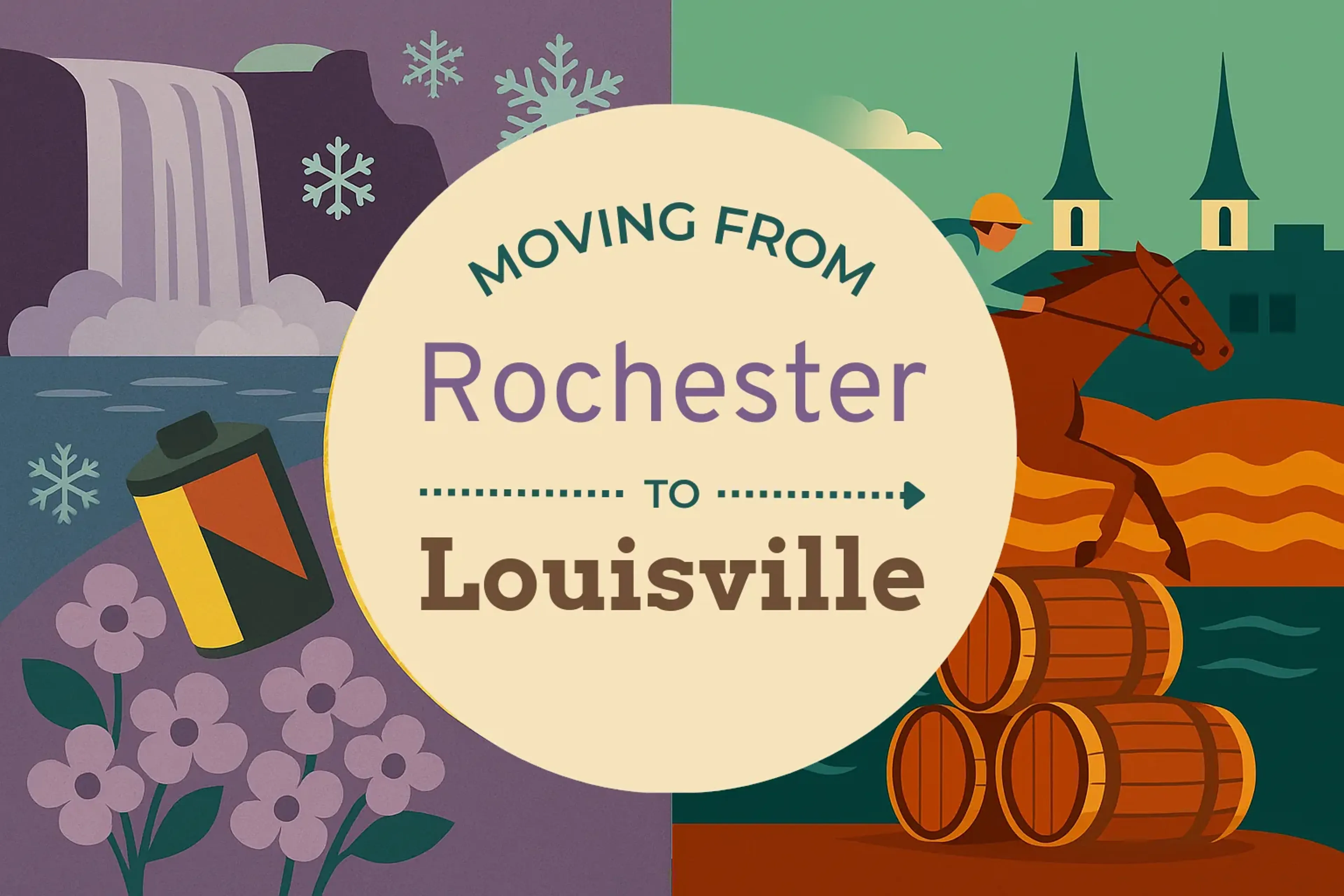 Side-by-side comparison of Rochester to Louisville moving companies