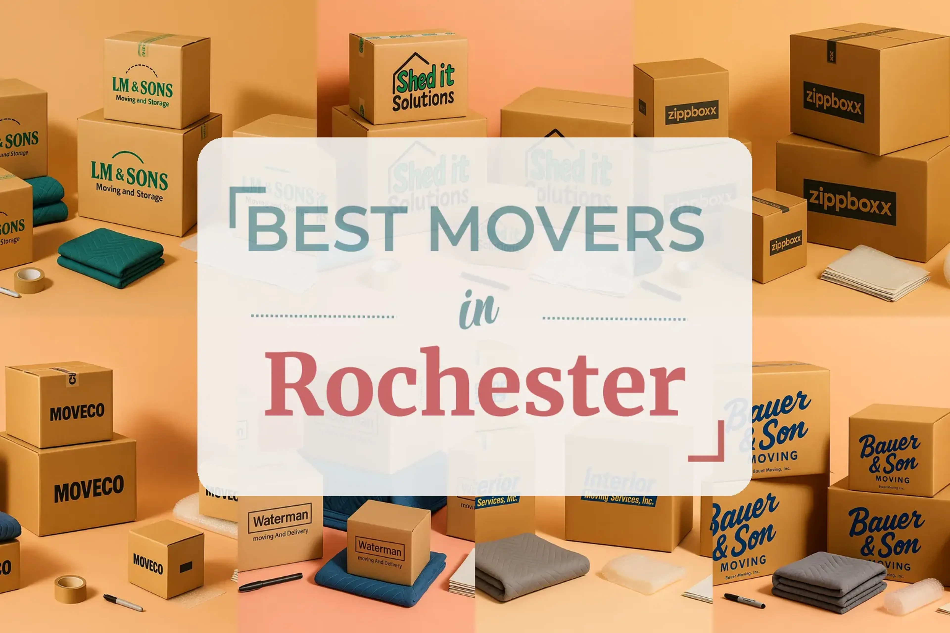 Side-by-side comparison of Rochester moving companies