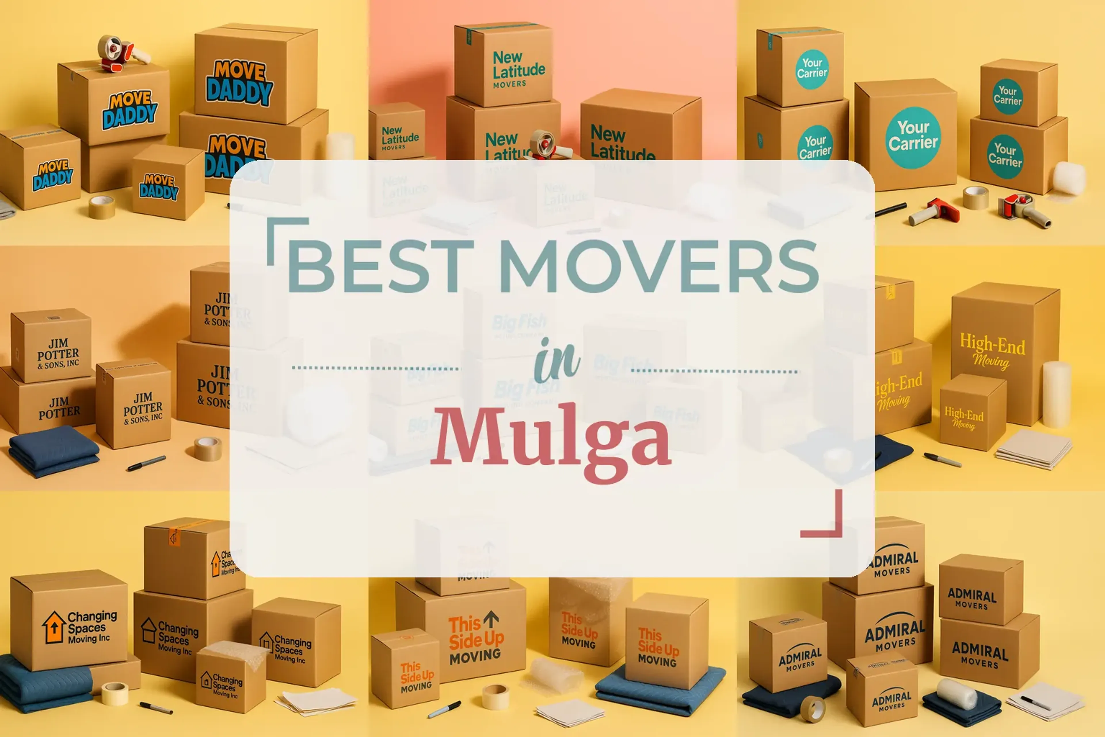 Side-by-side comparison of Mulga moving companies