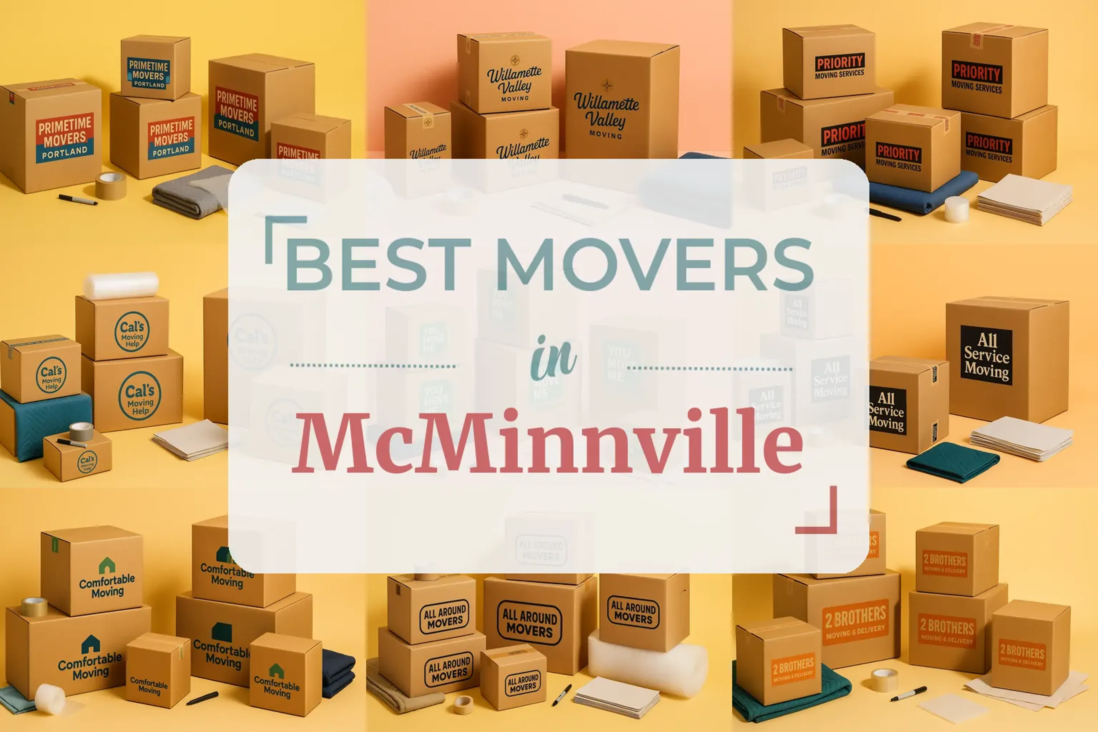 Side-by-side comparison of McMinnville moving companies