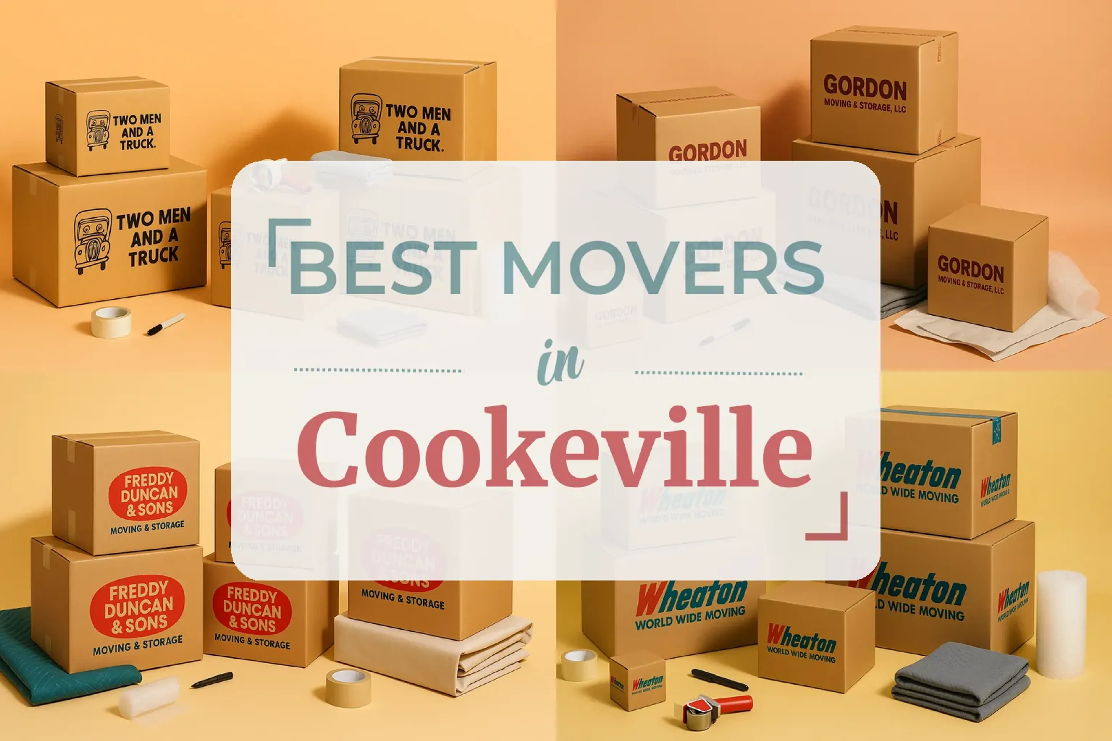 Side-by-side comparison of Cookeville moving companies