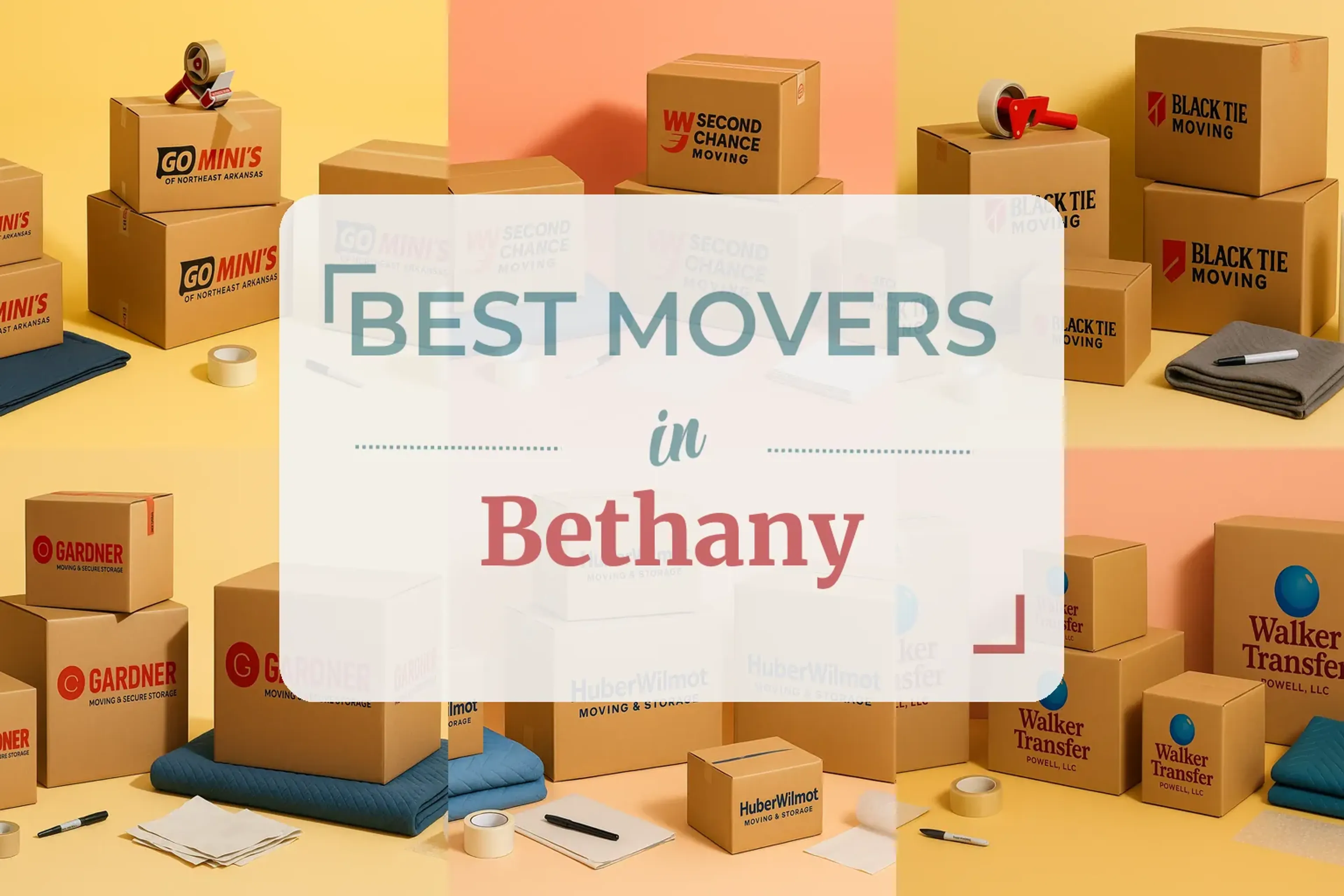 Side-by-side comparison of Bethany moving companies