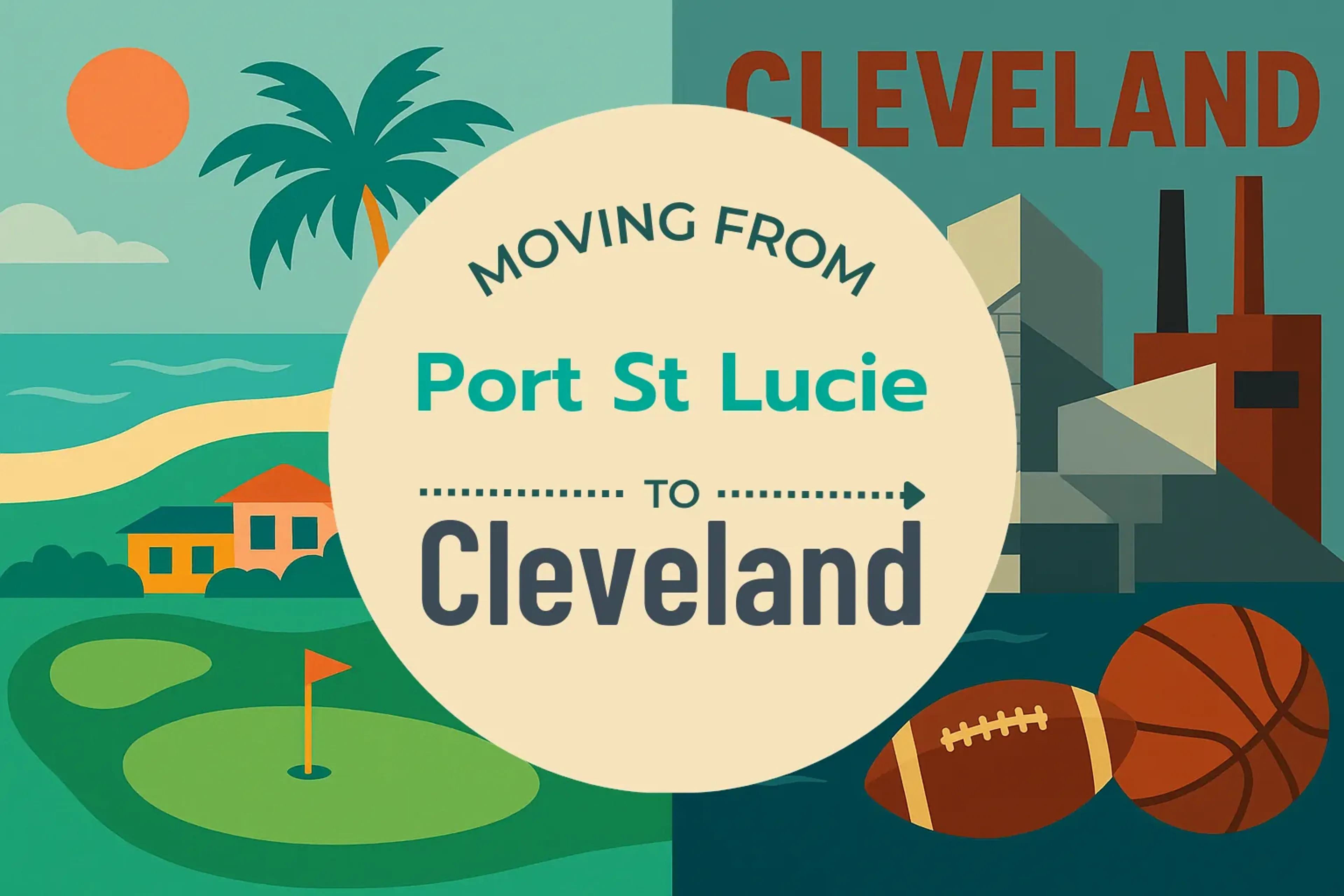 Side-by-side comparison of Port St. Lucie to Cleveland moving companies