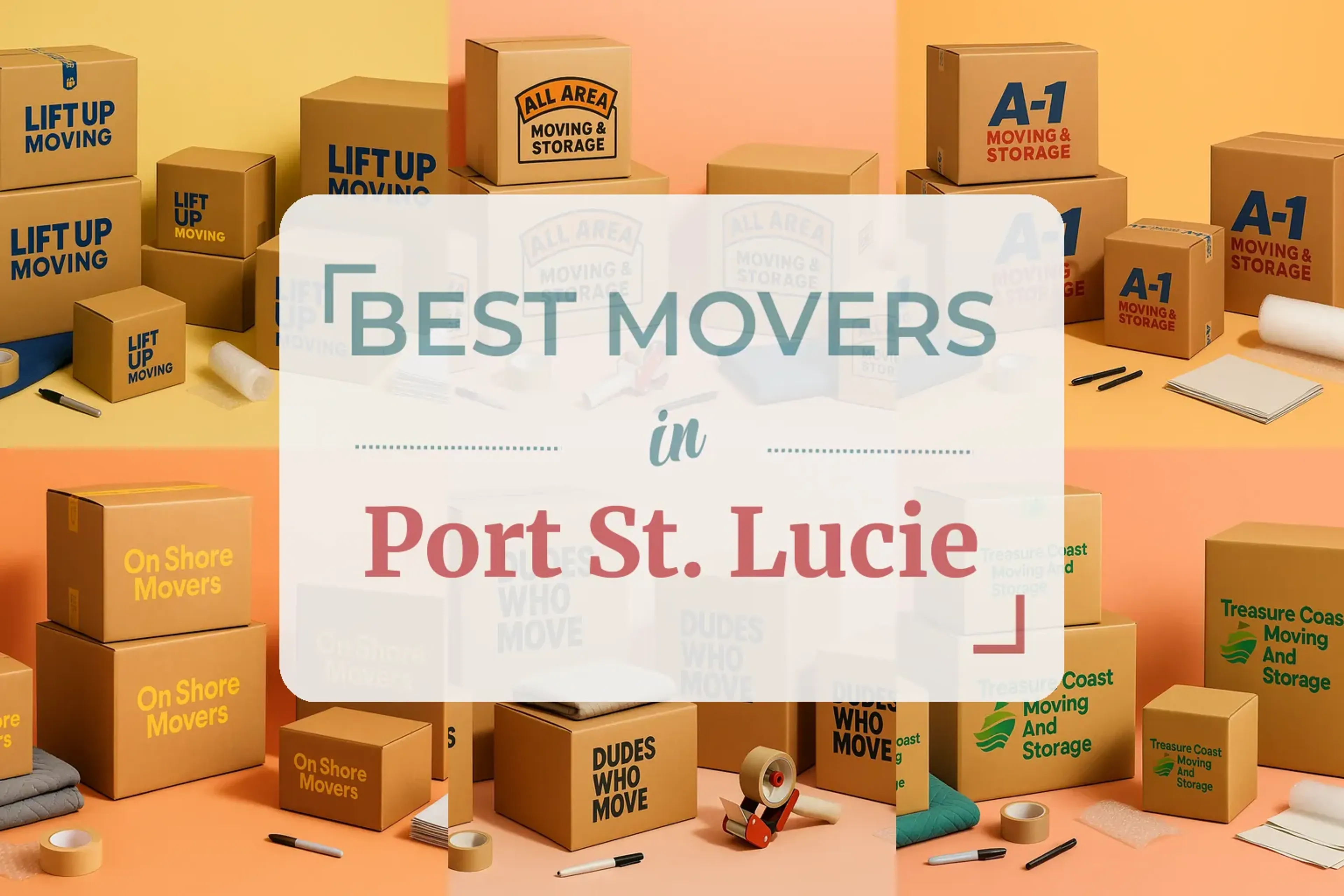 Side-by-side comparison of Port St. Lucie moving companies