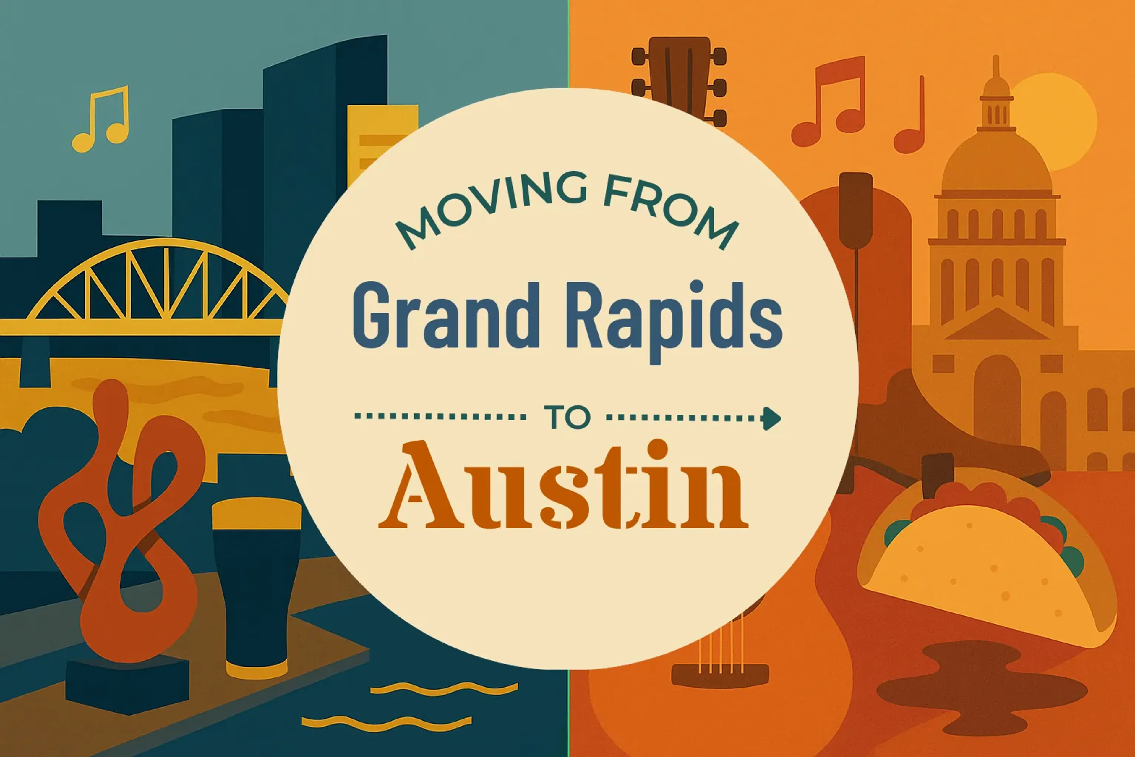 Side-by-side comparison of Grand Rapids to Austin moving companies